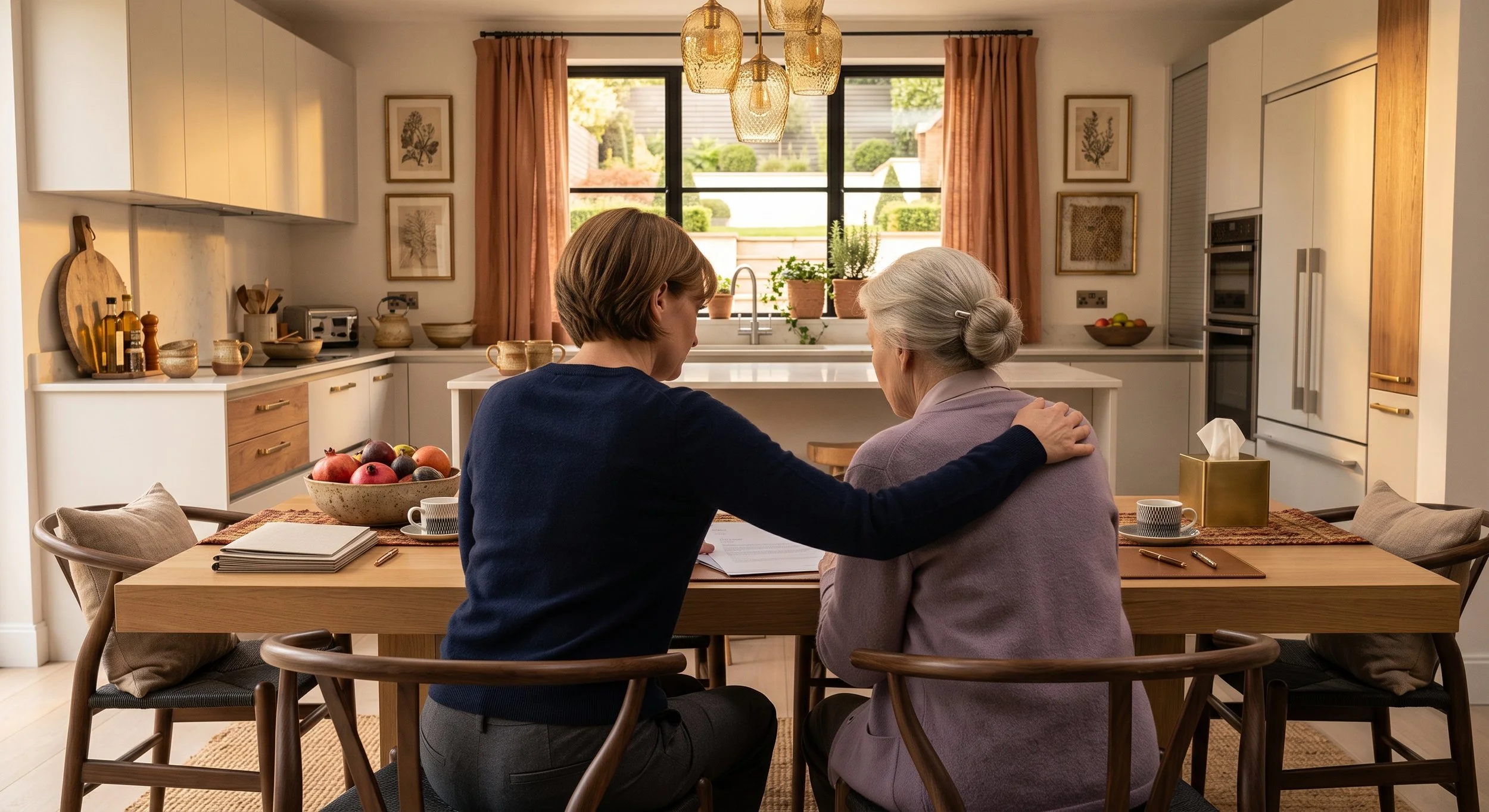 Helping a Parent After the Death of a Spouse