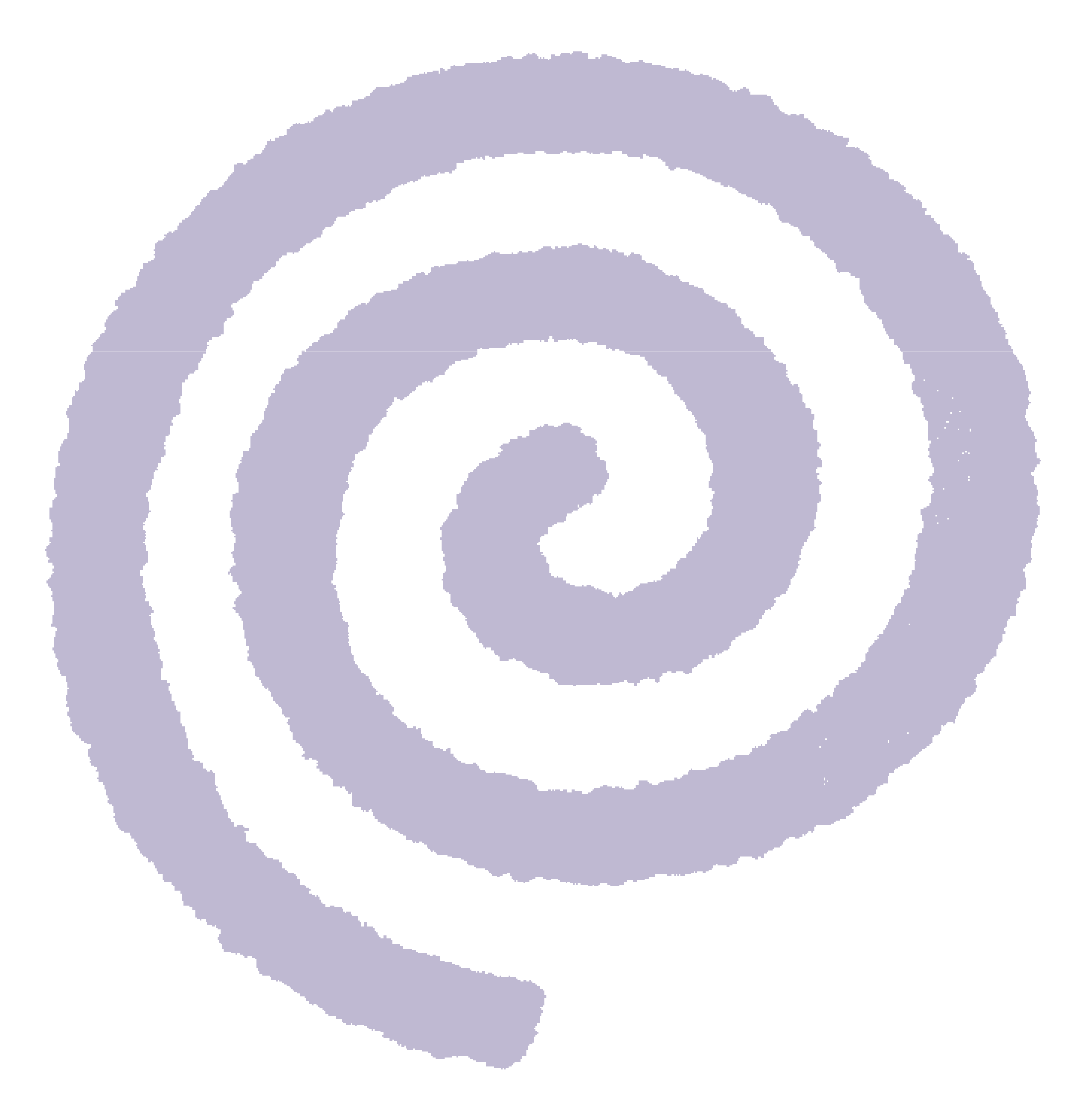 A spiral pattern
