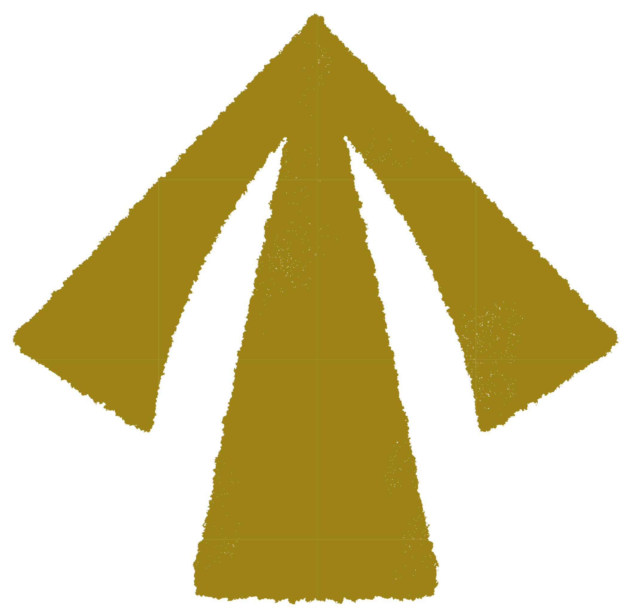 Gold arrow