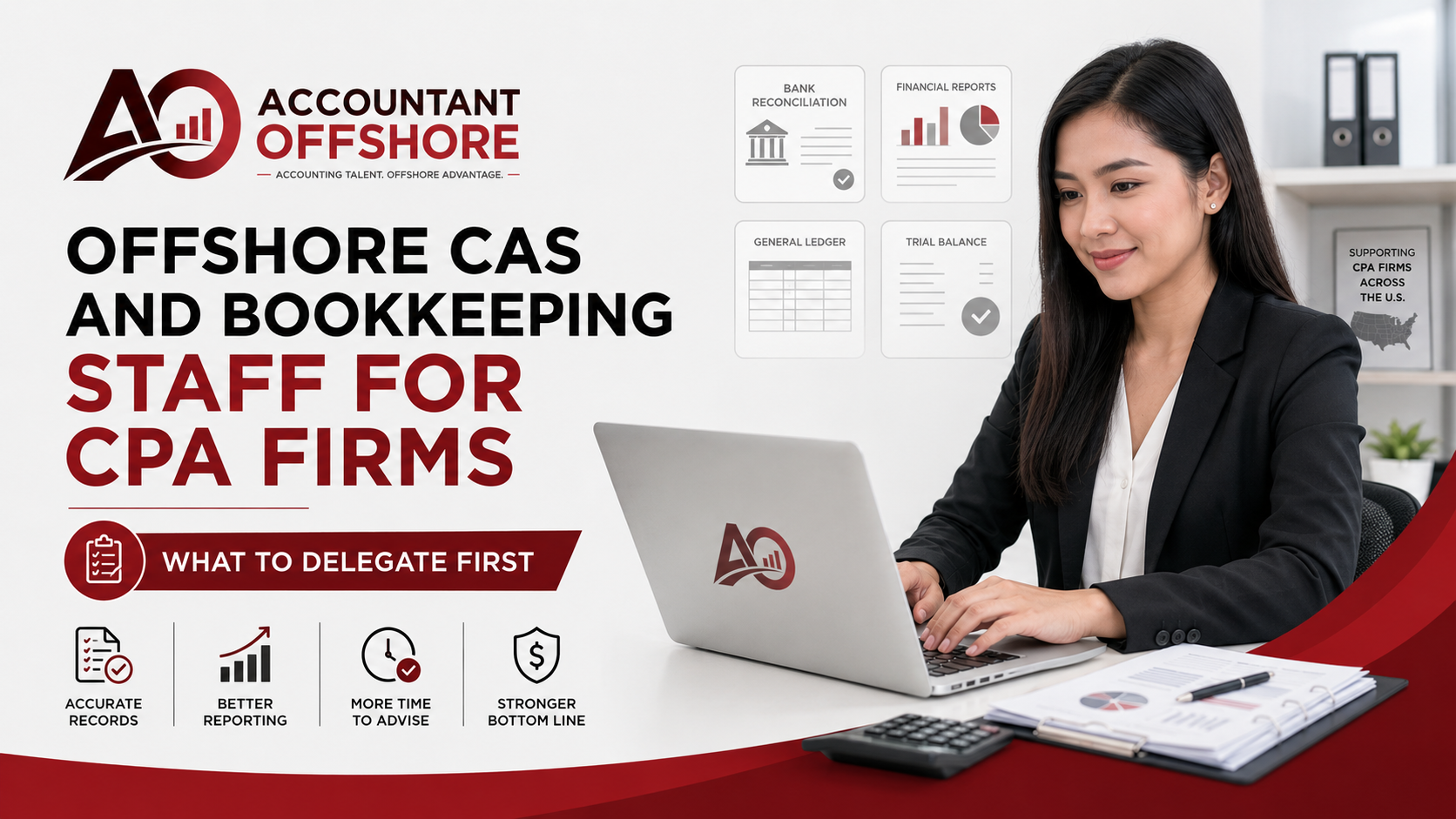 Offshore CAS and Bookkeeping Staff for CPA Firms: What to Delegate First