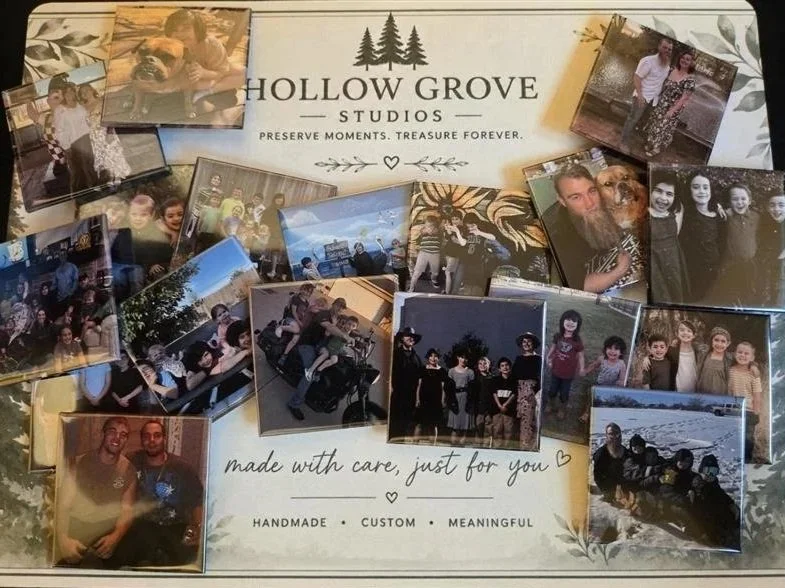 Set of 12 - 2"x2" Photo Magnets