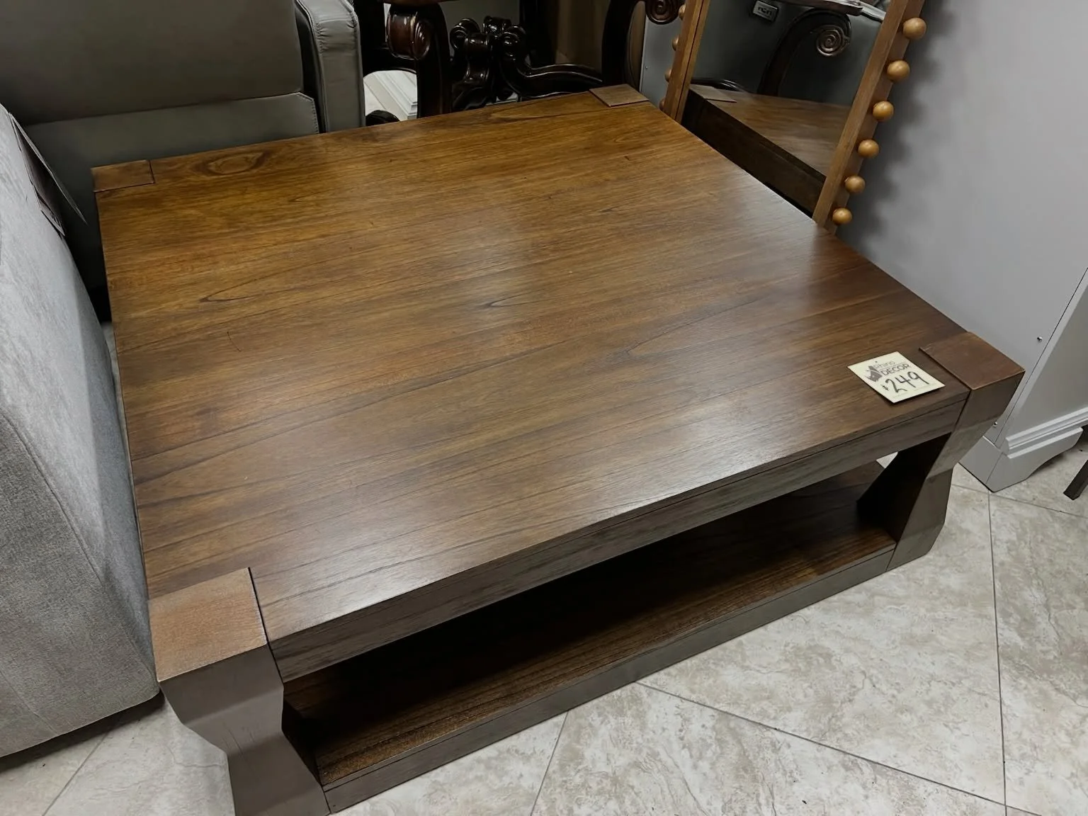 JUST ARRIVED &mdash; classic style, smart savings.

Wooden Square Coffee Table
✅ Like New Condition
📏 Dresser: 45&rdquo; x 45&rdquo; x 16&rdquo;H
💲 249

Available now at Rhino Decor
📍 13393 W Colonial Dr, Winter Garden, FL 34787
🕙 Tue&ndash;Thu 1