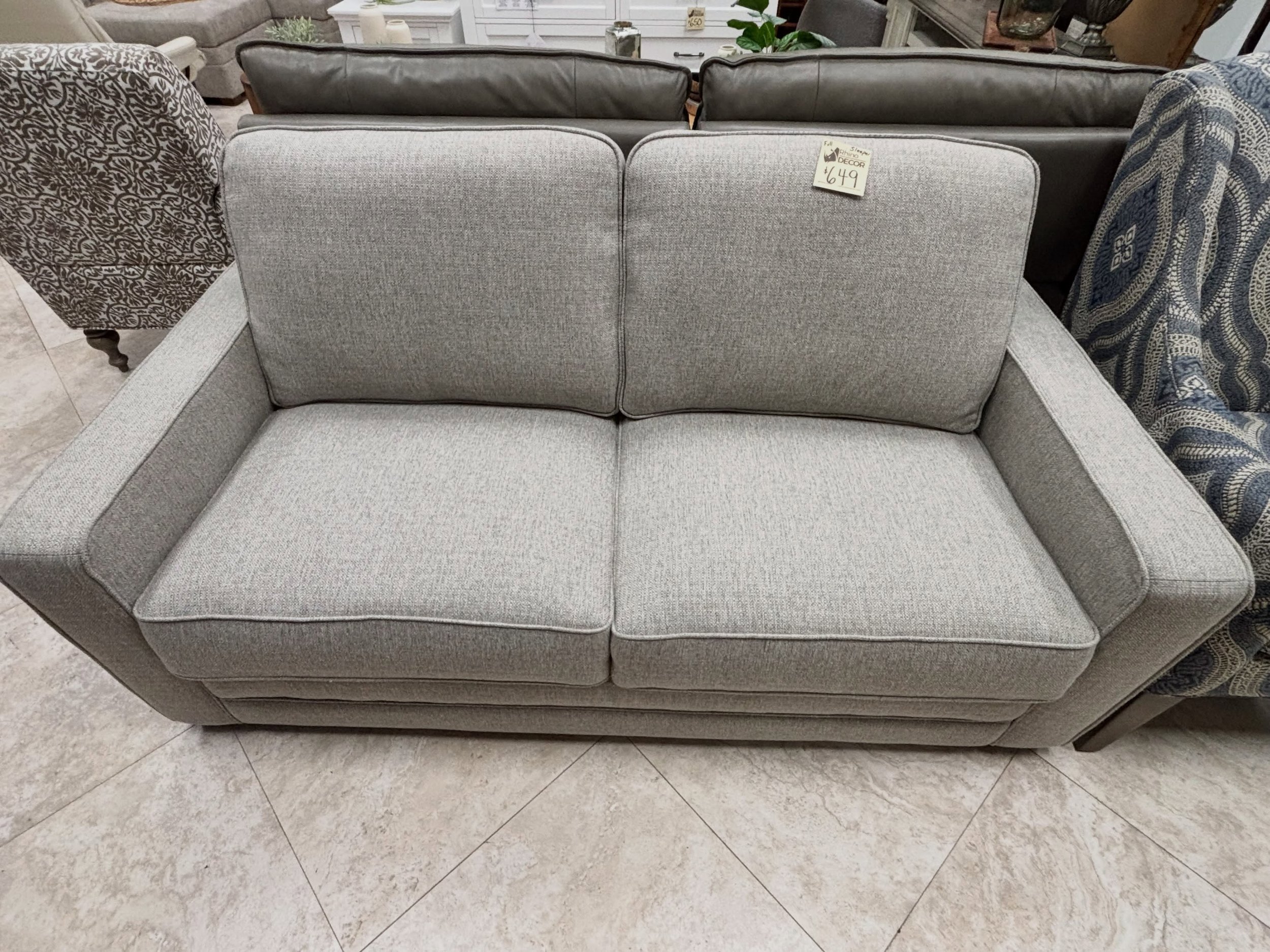 JUST ARRIVED &mdash; another great find at Rhino Decor.

Gray Fabric Sleeper Sofa w/ Full Foam Mattress
✅ Like New
📏 70&rdquo; X 36&rdquo; X 30&rdquo; H
💲 649

Available now at Rhino Decor
📍 13393 W Colonial Dr, Winter Garden, FL 34787
🕙 Tue&ndas