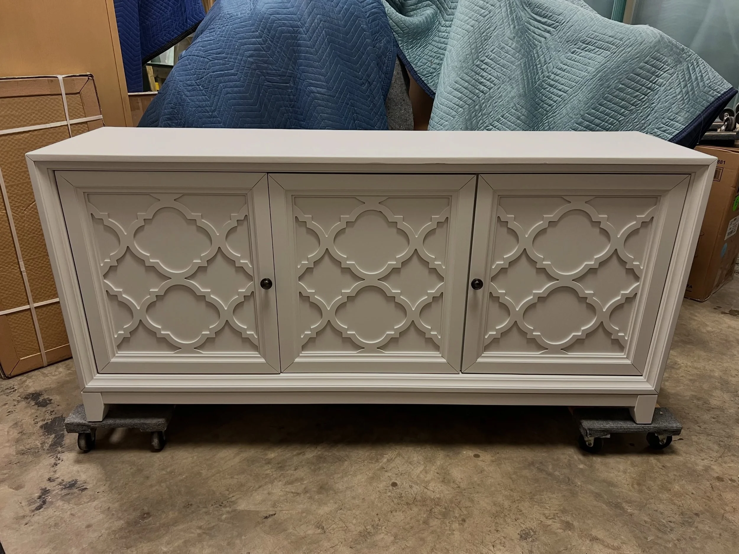 JUST ARRIVED &mdash; classic style, smart savings. 

White 3 Door Console 
✅ Like New Condition
📏 68&rdquo; x 18&rdquo; x 32&rdquo;H
💲 399

Available now at Rhino Decor
📍 13393 W Colonial Dr, Winter Garden, FL 34787
🕙 Tue&ndash;Thu 10&ndash;5 | F