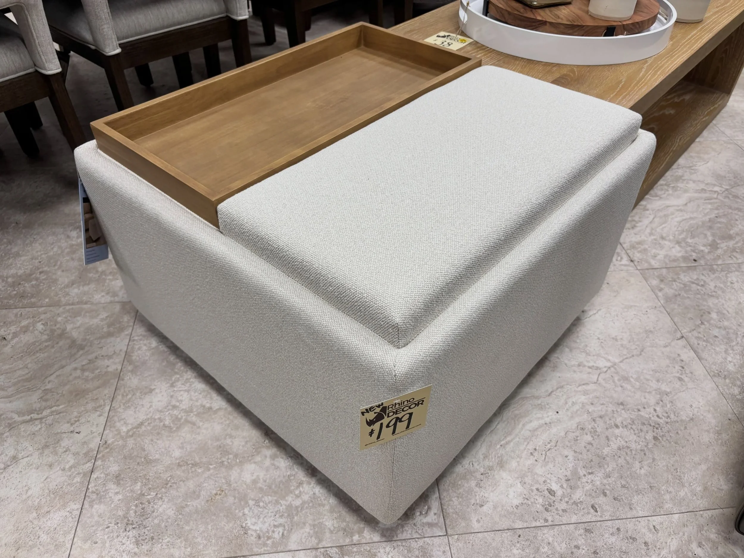JUST ARRIVED &mdash; a versatile piece with lasting appeal.

Henredon Cream Fabric Ottoman
✅ New Condition 
📏 29&rdquo; x 29&rdquo; x 19&rdquo;H
 💲 199

Available now at Rhino Decor
📍 13393 W Colonial Dr, Winter Garden, FL 34787
🕙 Tue&ndash;Thu 1