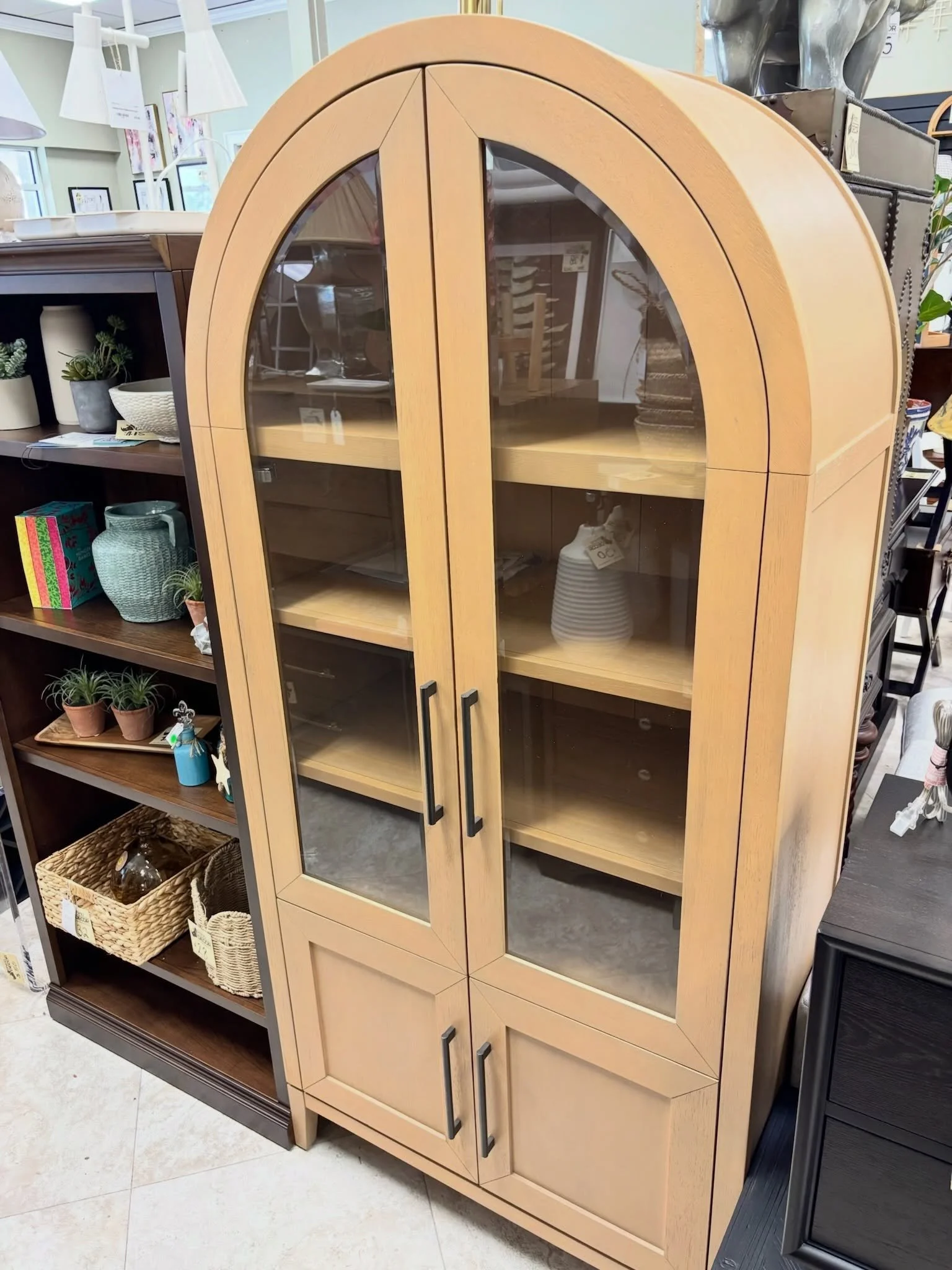 JUST ARRIVED - Will not last long!

Light Brown Glass Front Arched Cabinet
✅ Like New Condition
📏 38&rdquo; x 19&rdquo; x 80&rdquo;H
💵 $599

📍 Available now at Rhino Decor
13393 W Colonial Dr, Winter Garden, FL 34787
🕐 Tue&ndash;Thu 10&ndash;5 | 