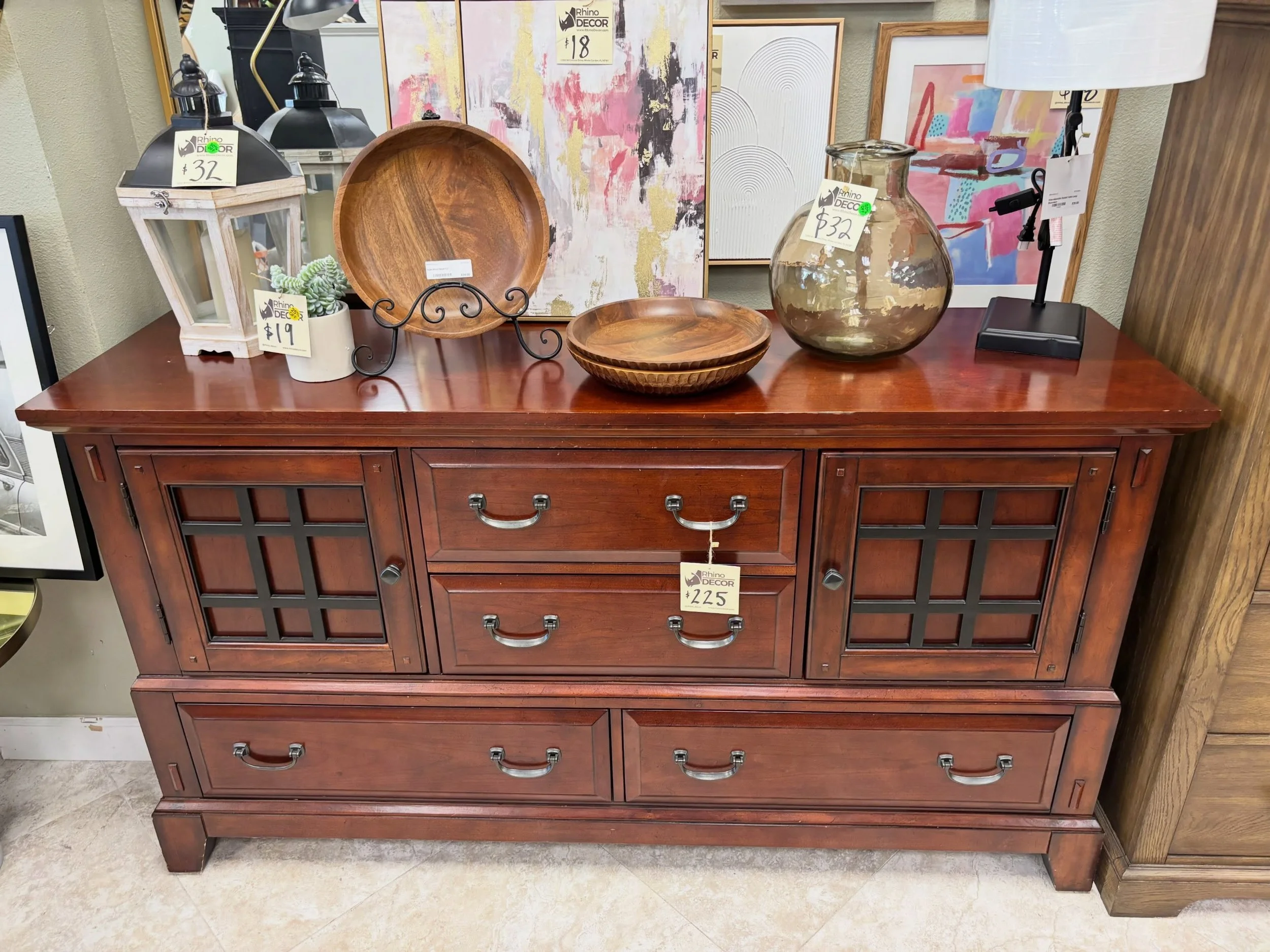 JUST ARRIVED &mdash; well-built and ready to go.

Broyhill Cherry Brown Dresser
✅ Good Condition 
📏 65&rdquo; x 18.5&rdquo; x 36&rdquo;H
💲 225

Available now at Rhino Decor
📍 13393 W Colonial Dr, Winter Garden, FL 34787
🕙 Tue&ndash;Thu 10&ndash;5