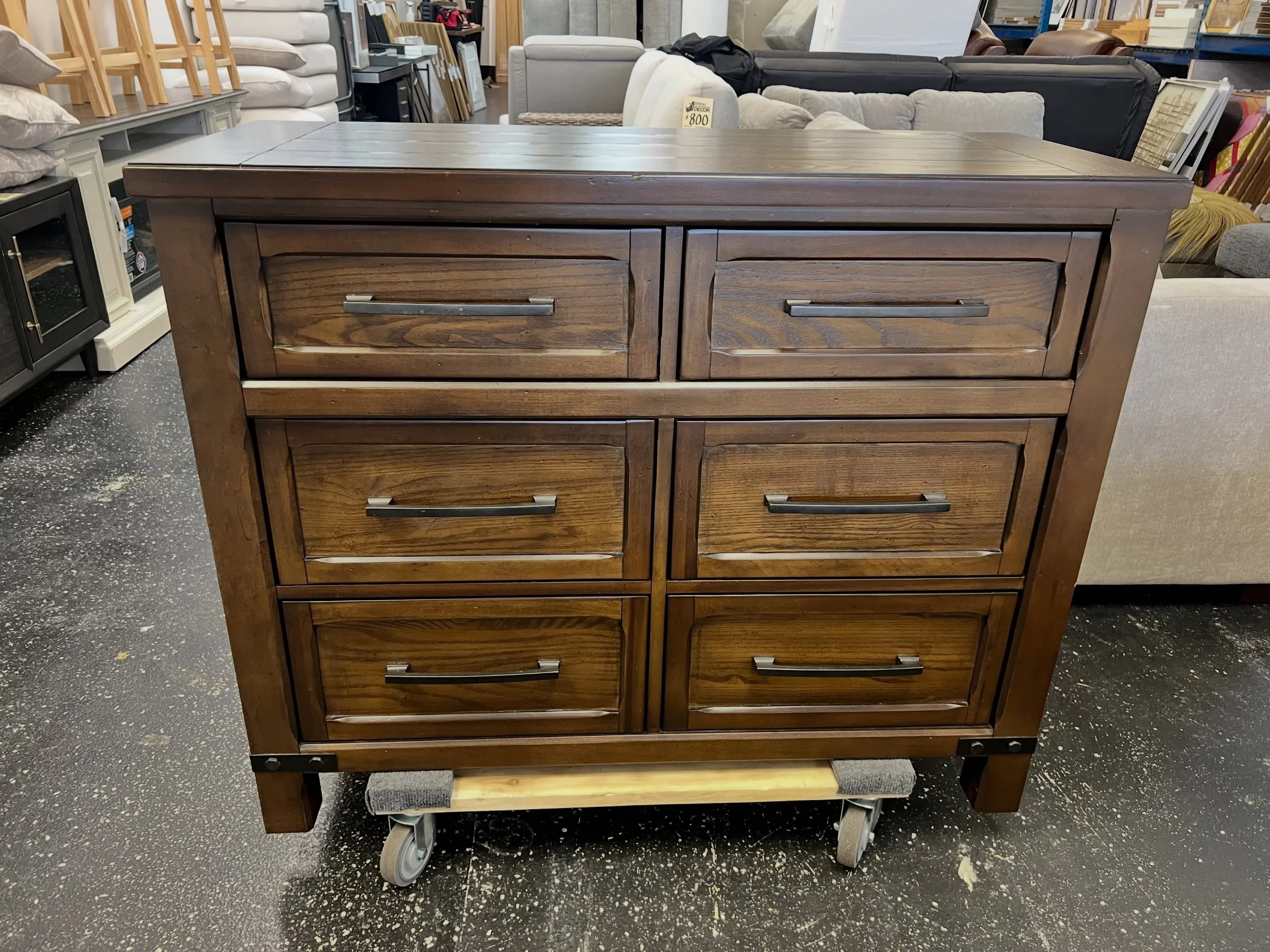 JUST ARRIVED &mdash; and priced to move!! 🦏

Brown 6 Drawer Media Dresser
✅ Good Condition, top has raised bumps. 
📏 44&rdquo; x 18&rdquo; x 36&rdquo;H
💲 199

Rhino Decor
📍 13393 W Colonial Dr, Winter Garden, FL 34787
🕙 Tue&ndash;Thu 10&ndash;5 