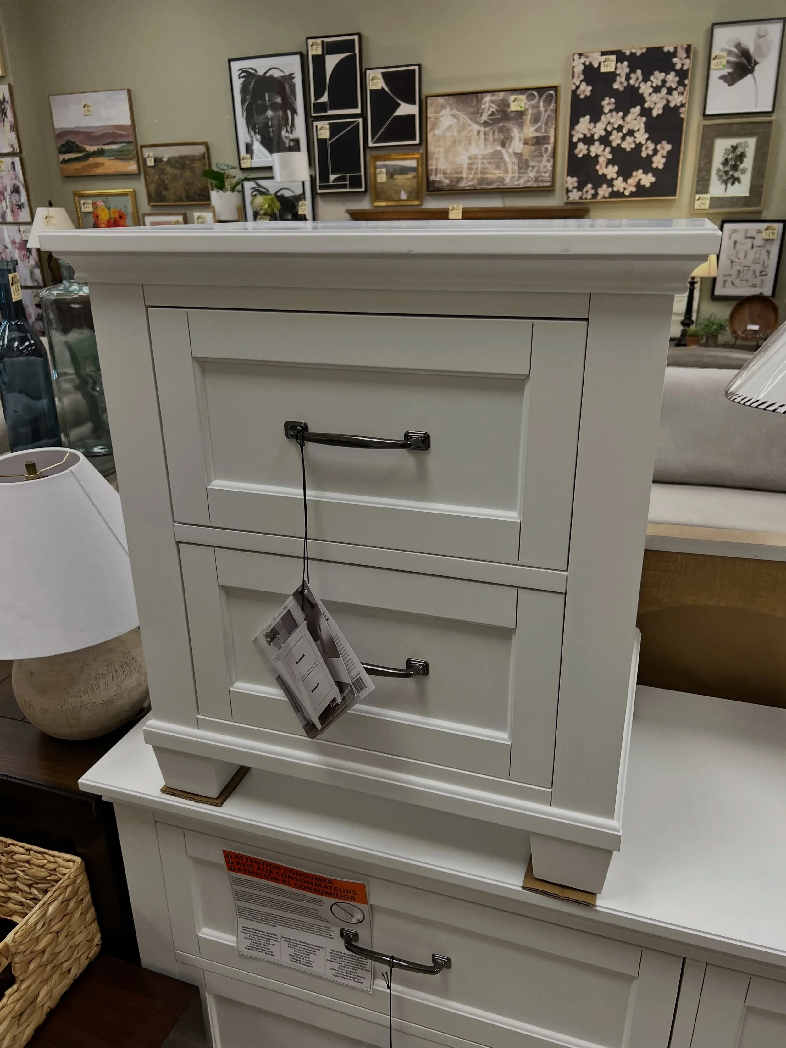 JUST ARRIVED &mdash; another great find at Rhino Decor 🦏

White Rose 2 Drawer Nightstand 
✅ Like New Condition
📏 24&rdquo; X 18&rdquo; X 26.5&rdquo;H
💲275

Rhino Decor
📍 13393 W Colonial Dr, Winter Garden, FL 34787
🕙 Tue&ndash;Thu 10&ndash;5 | F