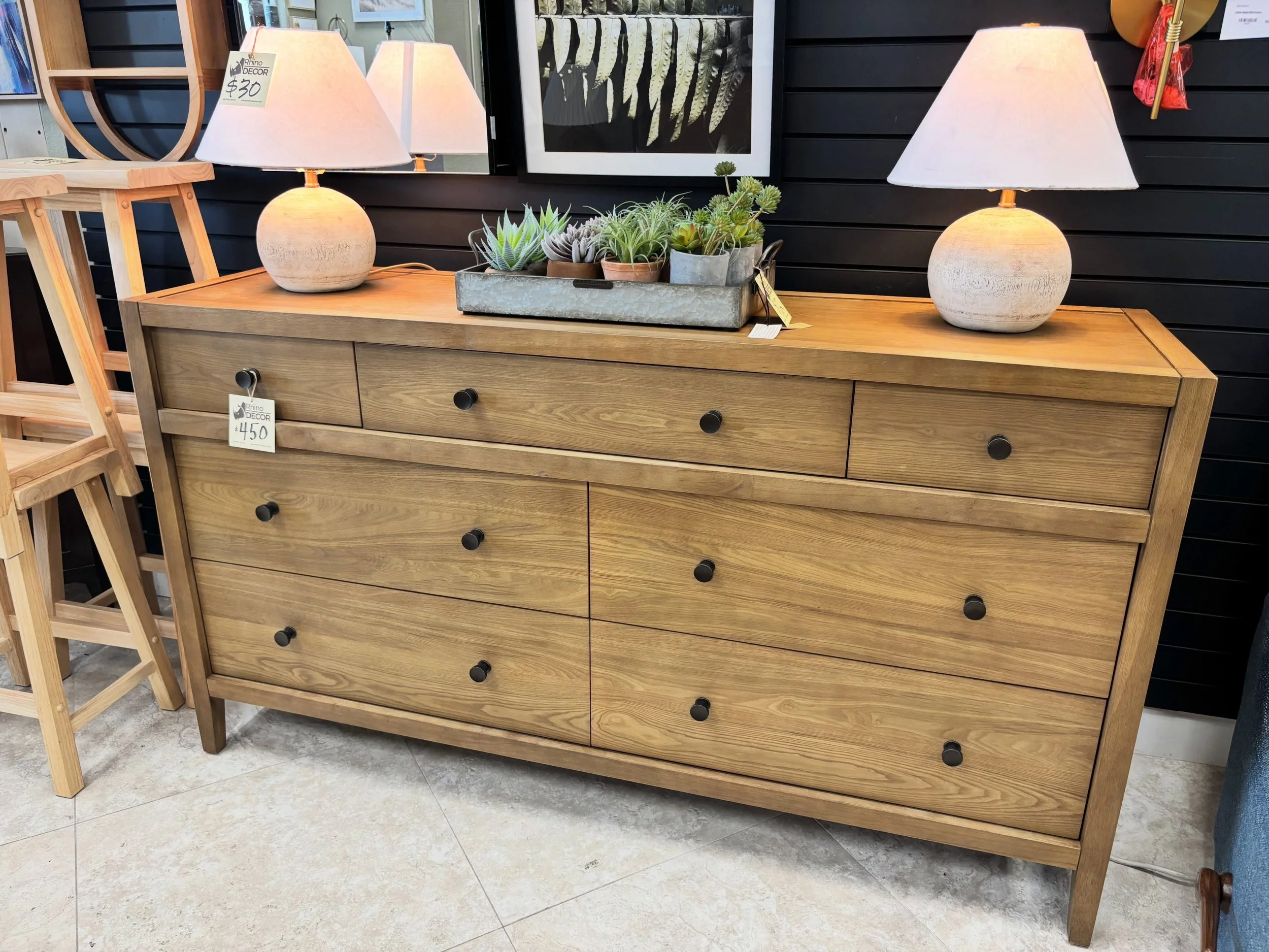 JUST ARRIVED &mdash; class style, smart savings🦏

Avalon Light Wood 7 Drawer Dresser 
✅Like New Condition
📏65&rdquo; x 18&rdquo; x 36&rdquo;H
💲450

Rhino Decor
📍 13393 W Colonial Dr, Winter Garden, FL 34787
🕙 Tue&ndash;Thu 10&ndash;5 | Fri&ndash