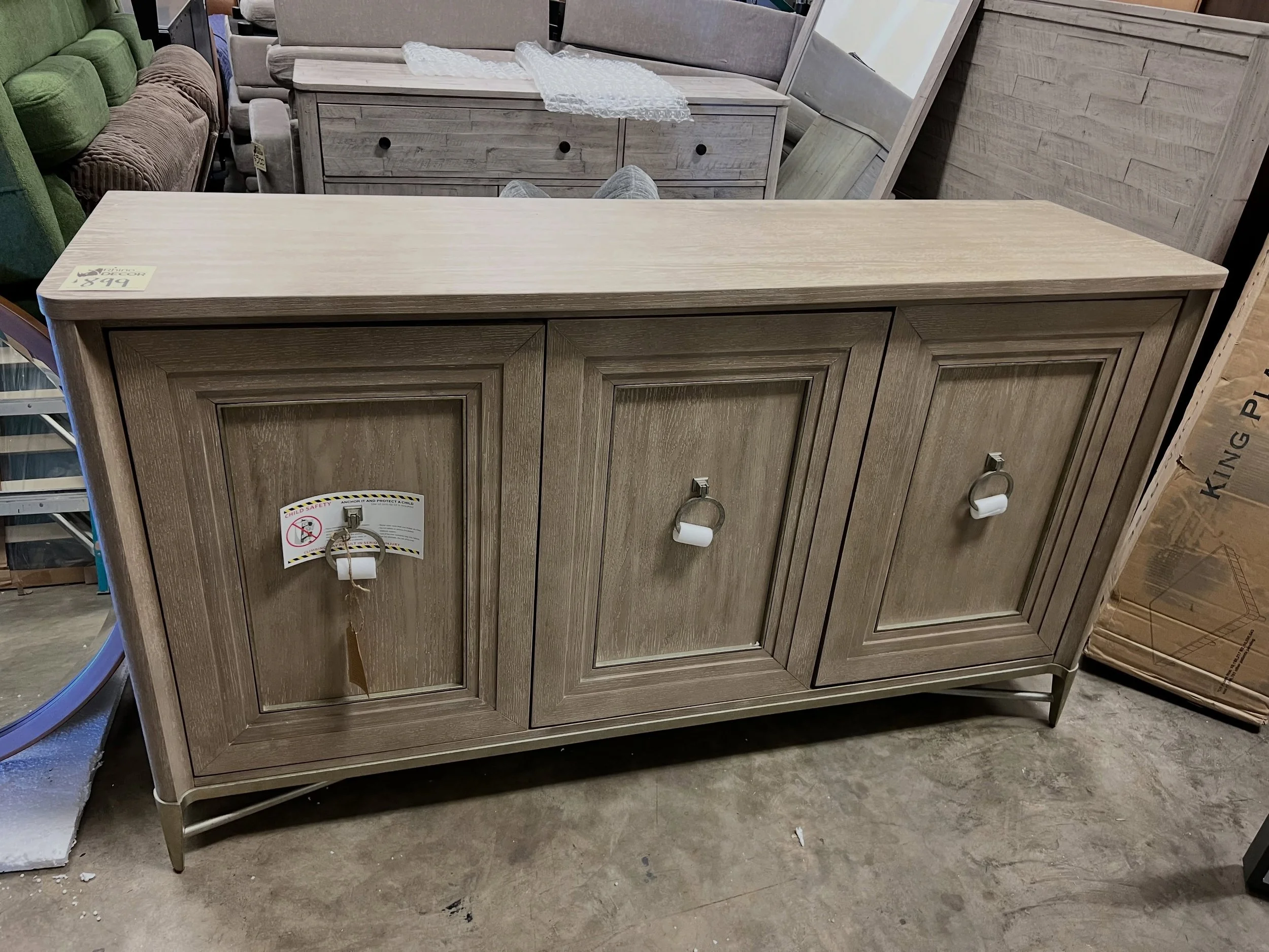 JUST ARRIVED &mdash; another great find at Rhino Decor 🦏

Regan 67&rdquo; Three Door Sideboard
✅ New Condition, out of box
📏 67&rdquo; x 19&rdquo; x 38&rdquo;H
💲899

Rhino Decor
📍 13393 W Colonial Dr, Winter Garden, FL 34787
🕙 Tue&ndash;Thu 10&n