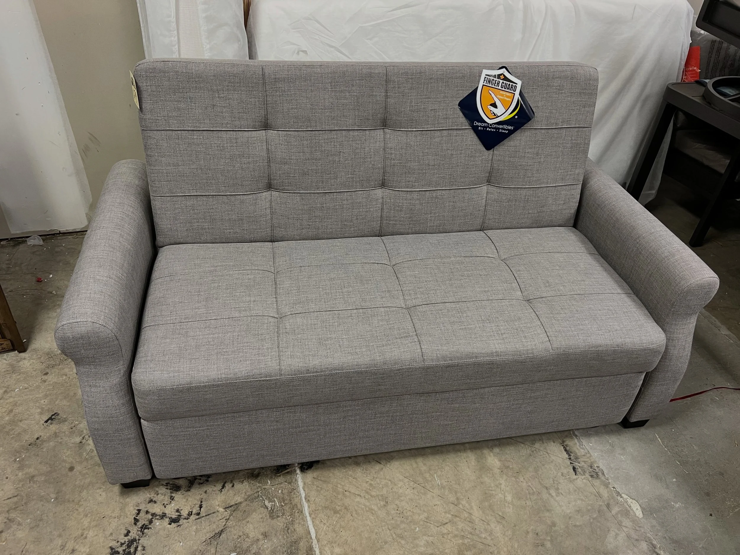 JUST ARRIVED &mdash; another great find at Rhino Decor 🦏

Serta Gray Sabrina Queen Convertible Sleeper Sofa
✅ New Condition, Open Box
📏 72.5&rdquo; x 37.5&rdquo; x 39.5&rdquo;H, as bed: 60&rdquo; x 78&rdquo; x 20&rdquo;H
💲679

Rhino Decor
📍 13393