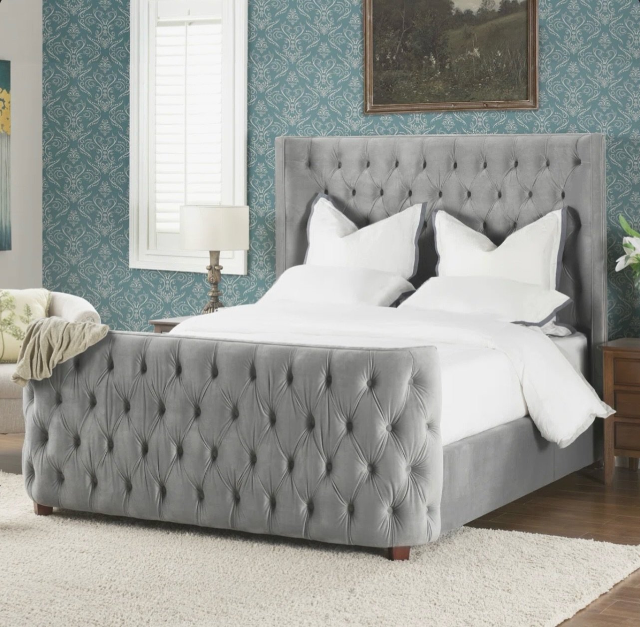 JUST ARRIVED &mdash; half off retail price 😳🦏

Queen Currier Upholstered Birch Wingback Bed in Opal Gray Velvet
✅ New Condition
📏 67.5&rdquo; x 88.5&rdquo; x 58.5&rdquo;H
💲 500

Rhino Decor
📍 13393 W Colonial Dr, Winter Garden, FL 34787
🕙 Tue&n
