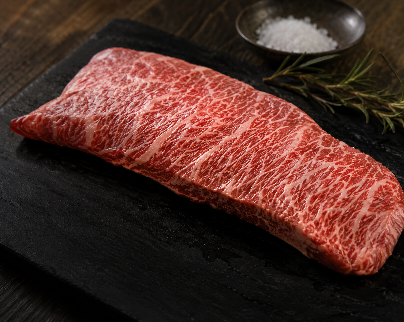Australian Wagyu bavette steak, BMS 9
