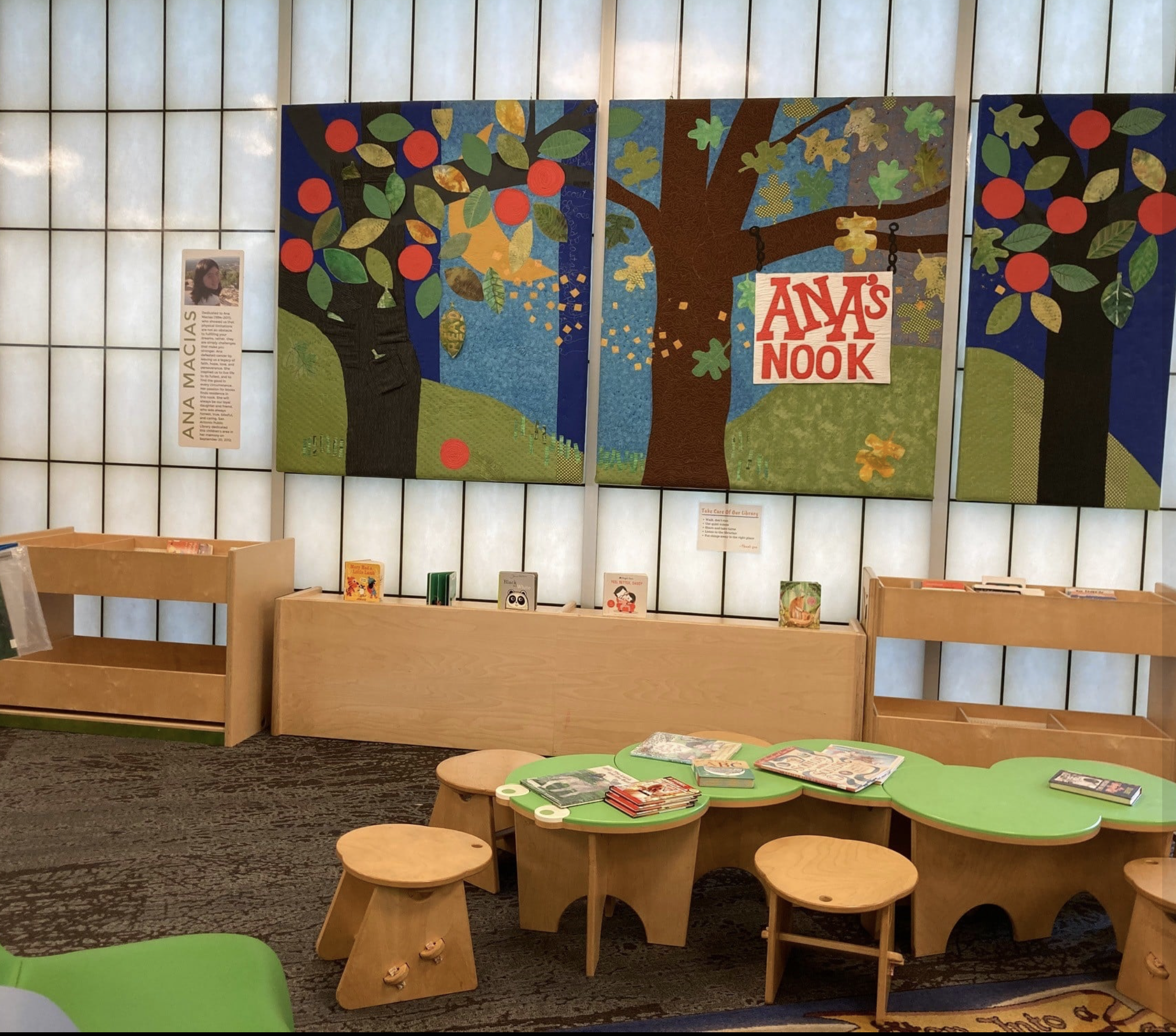 Installed in a Library
