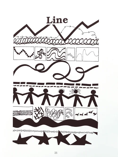 Line page by Susan Marcus 