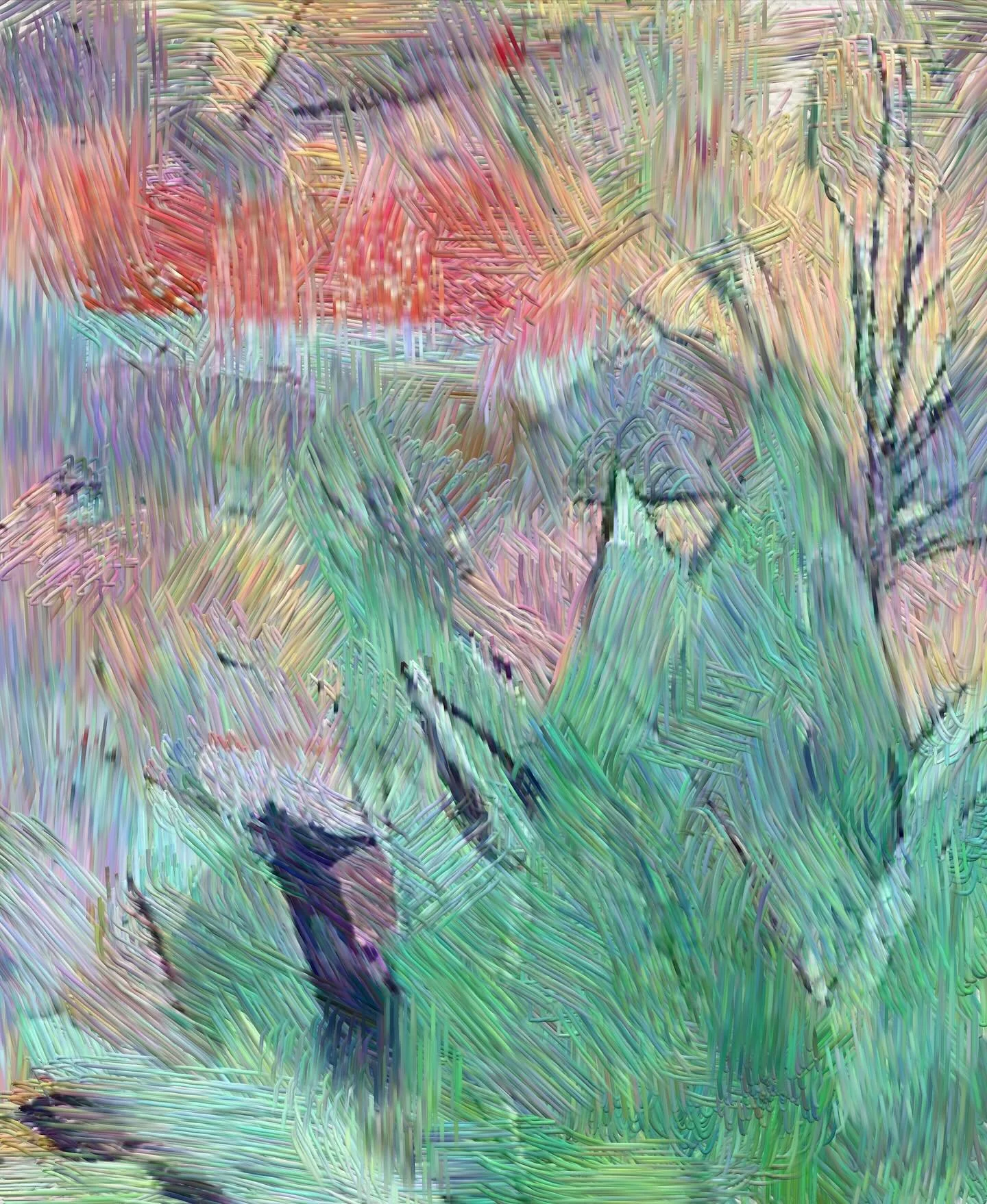 Playing around with a new app as I work on a piece for an exhibit at the San Antonio Art league museum