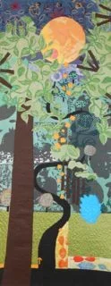 Reflections, Inside and Out

24" by 60" Textile collage wall hanging, 2014 