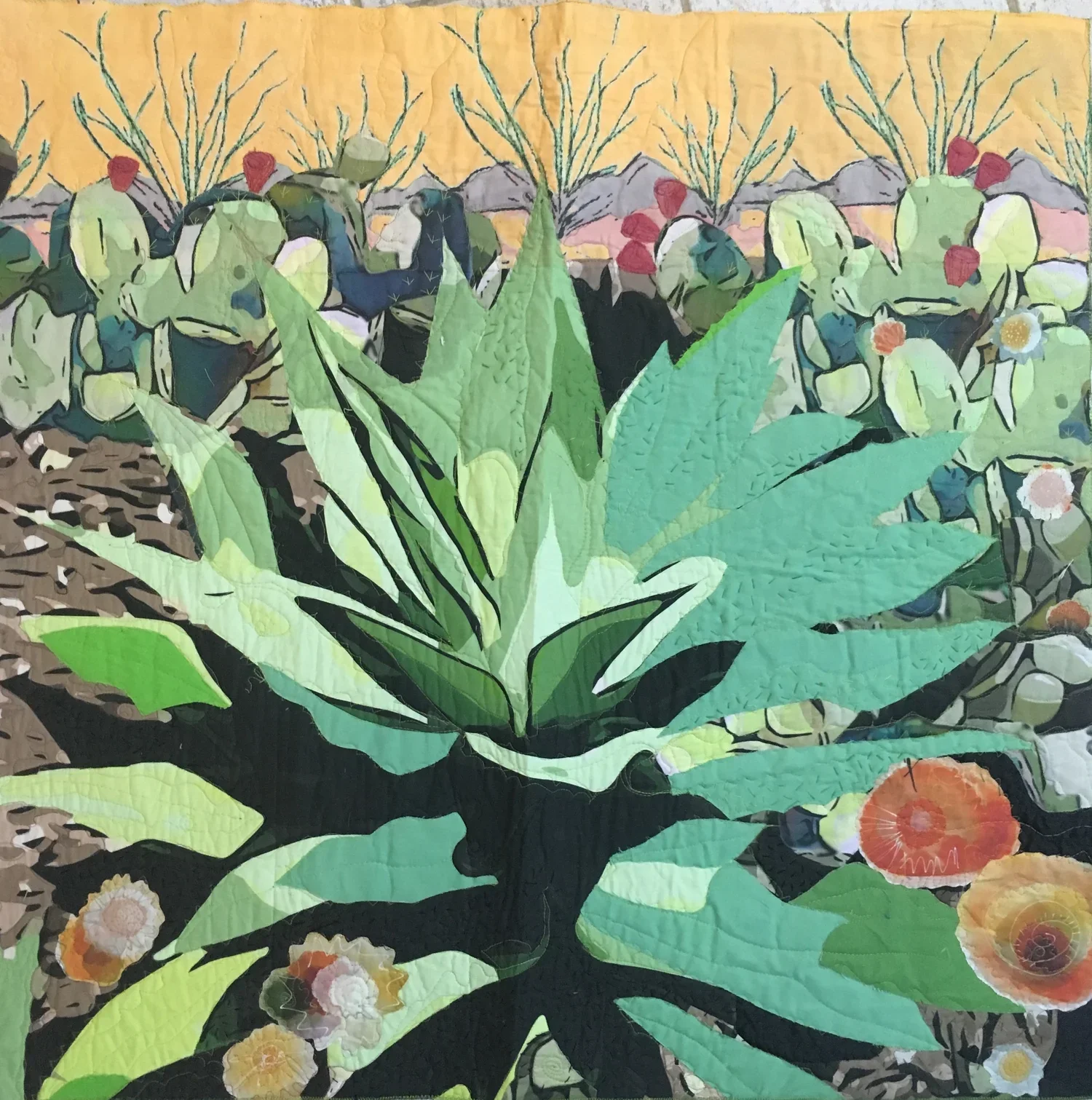 Agave with Ocotillo