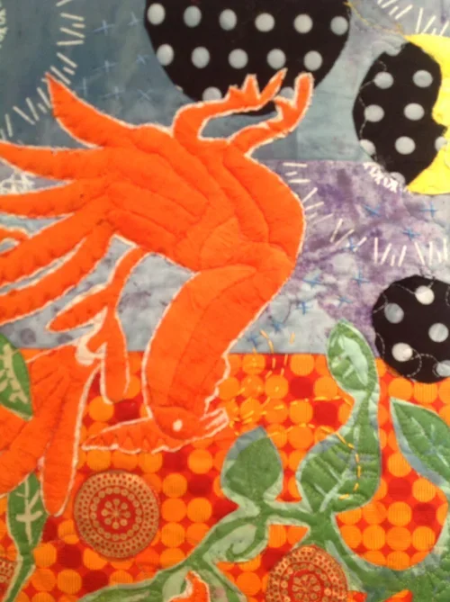Detail: Falling

30” by 32” by 1.5” Textile on wooden frame SOLD