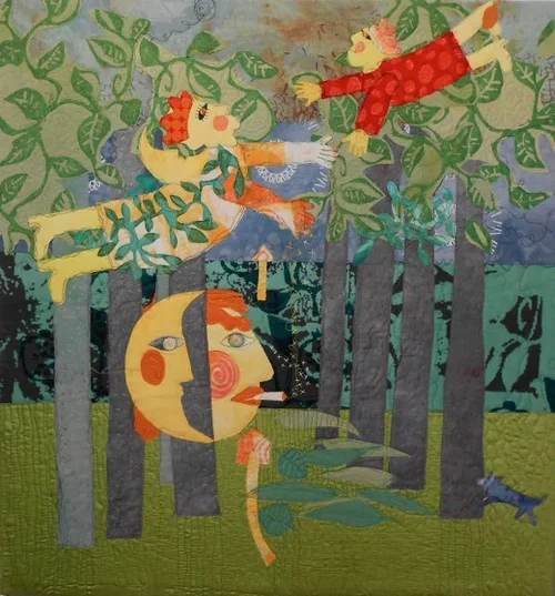 Conversation, Eucalyptus Forest

30” by 32” by 1.5” Textile on wooden frame