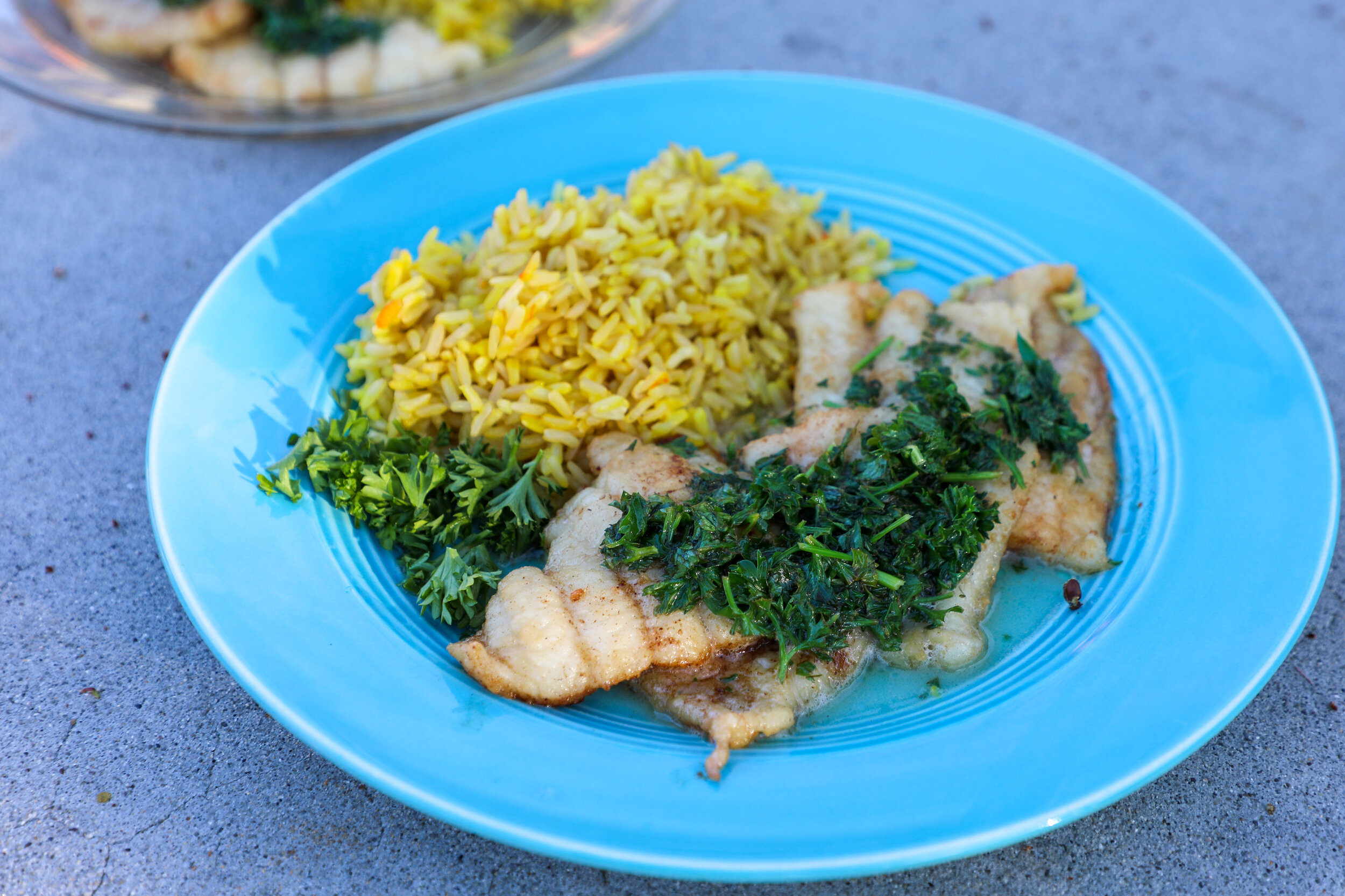 Pacific Dover sole meunière&nbsp;