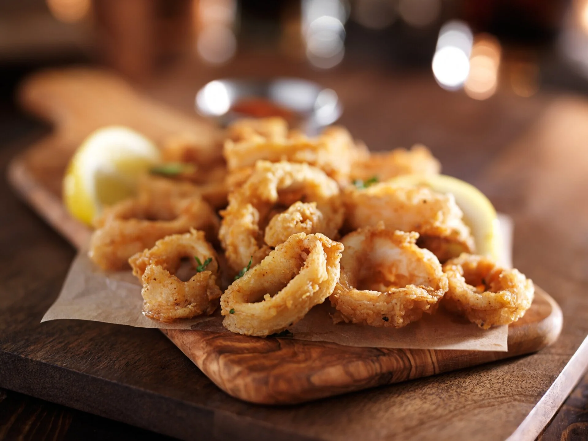 Fried Calamari with Meyer Lemon &amp; Jalapeño