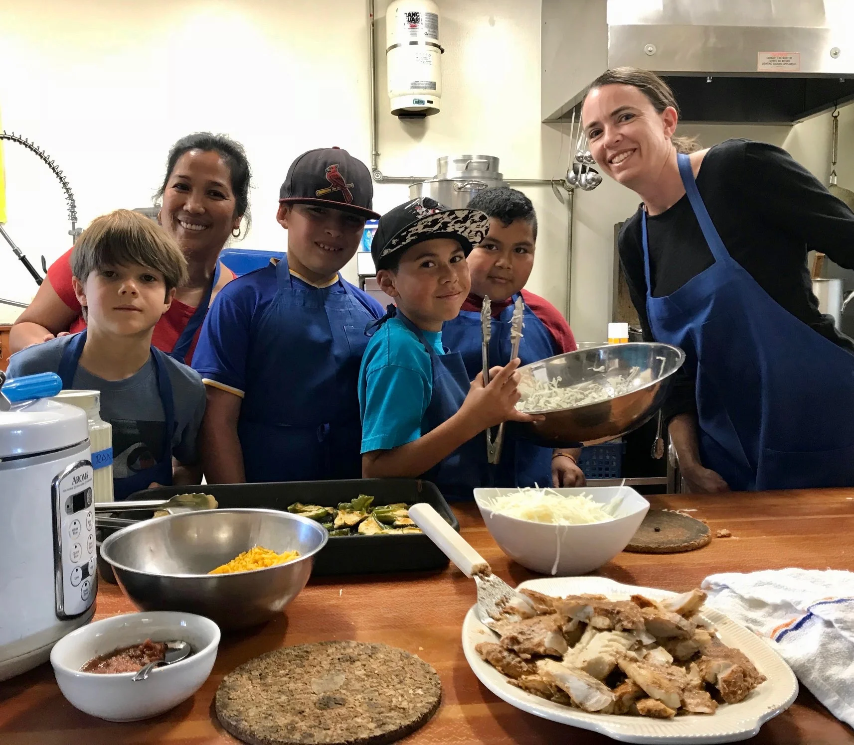 It Takes a Village to Make Boccacio Rockfish Tacos