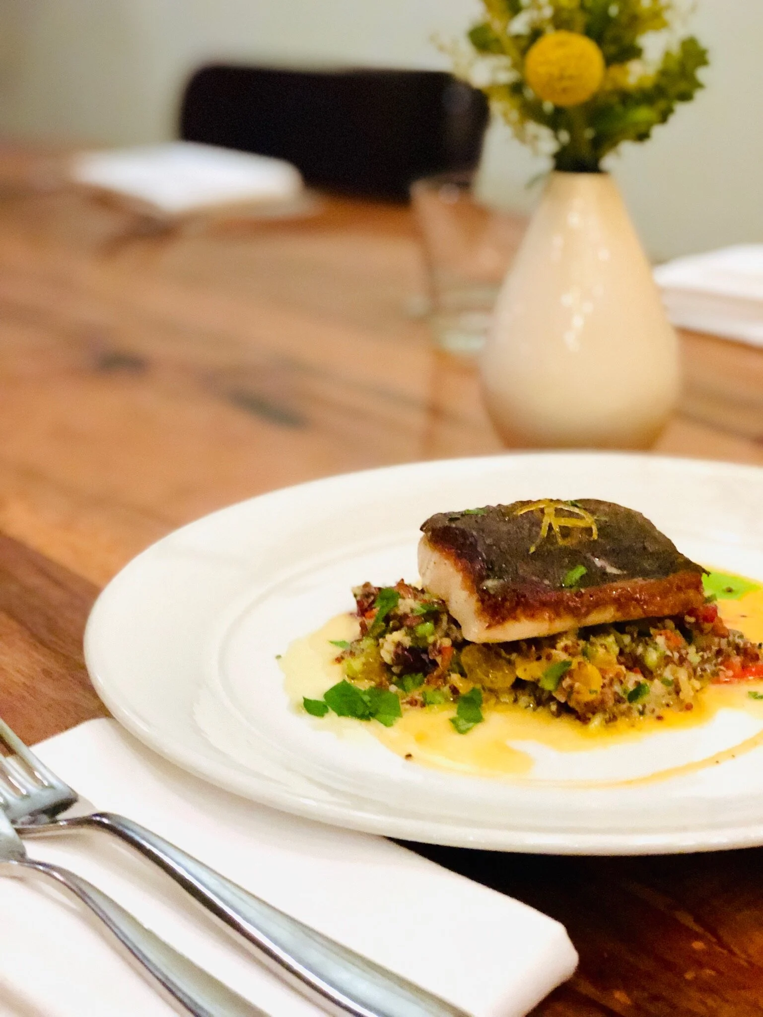 Sablefish dish that was featured at Poppy Hall during Get Hooked in 2019. Poppy Hall returns as a participating restaurant in 2020.