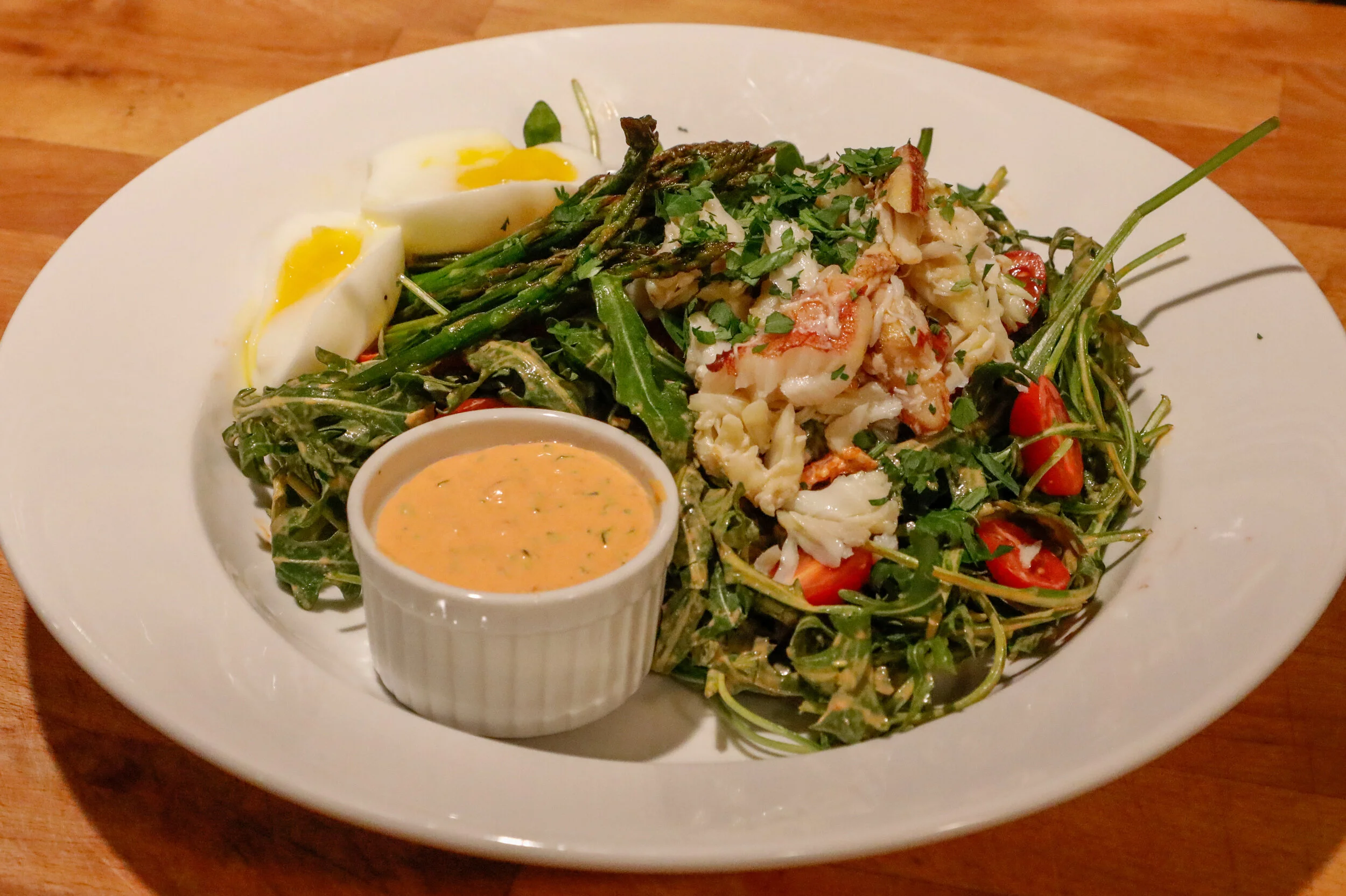 Be sure to check out the modern take on this classic salad. Photo by Nick Rahaim.