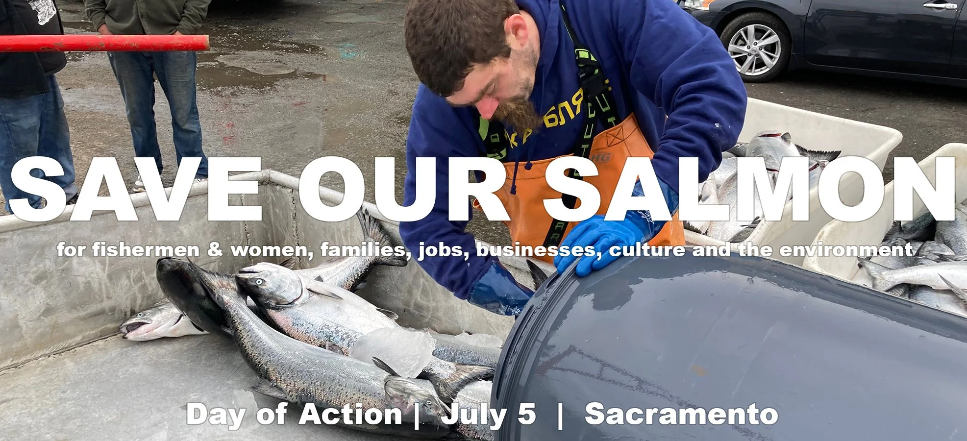 Day of Action for Water and Salmon at the State Capitol July 5th 2023