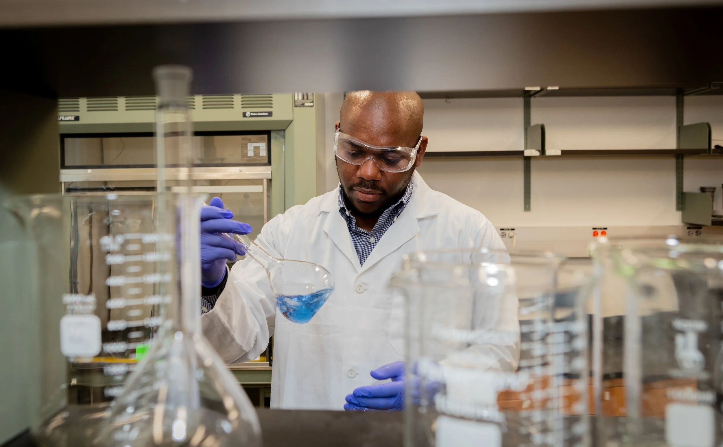 In lab work