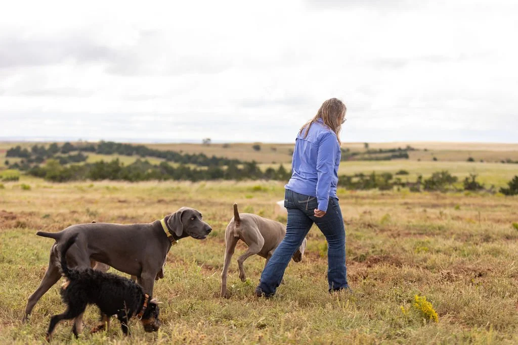 Canda with her crew on the Osage Orange Farm