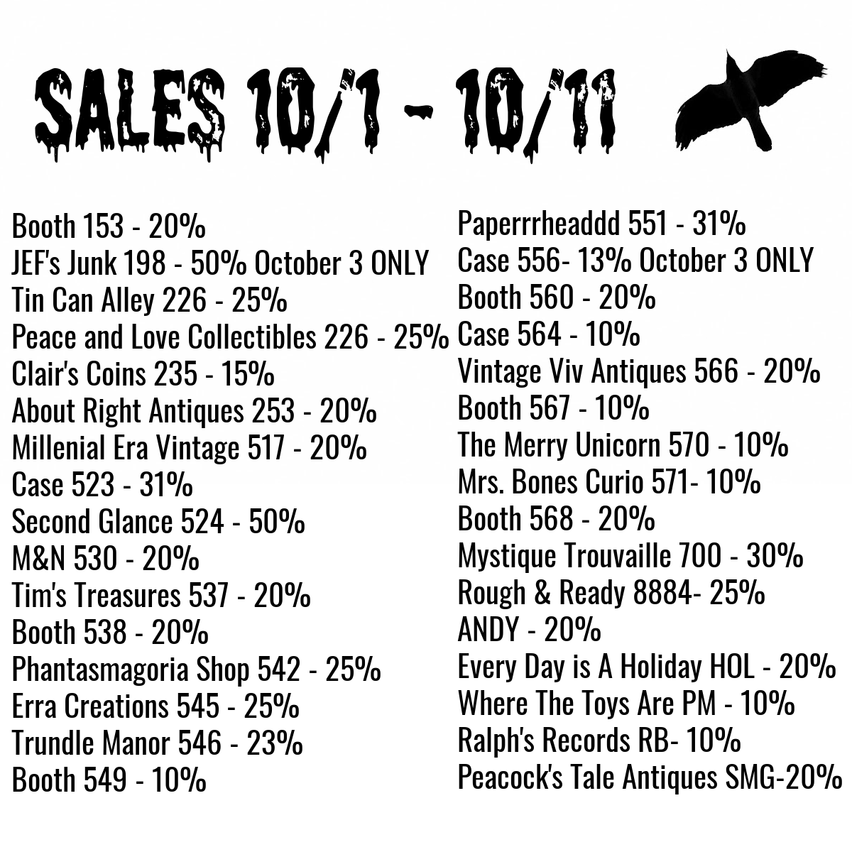 Lucky Number Sale!