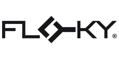 FLOKY logo in black text with a stylised icon.