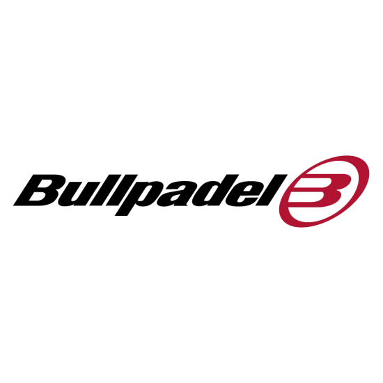 Official Bullpadel Logo in black and red.
