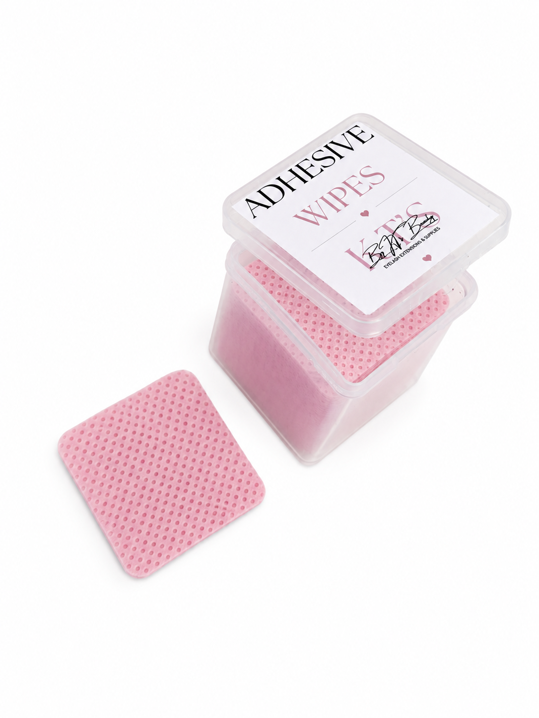 Adhesive wipes