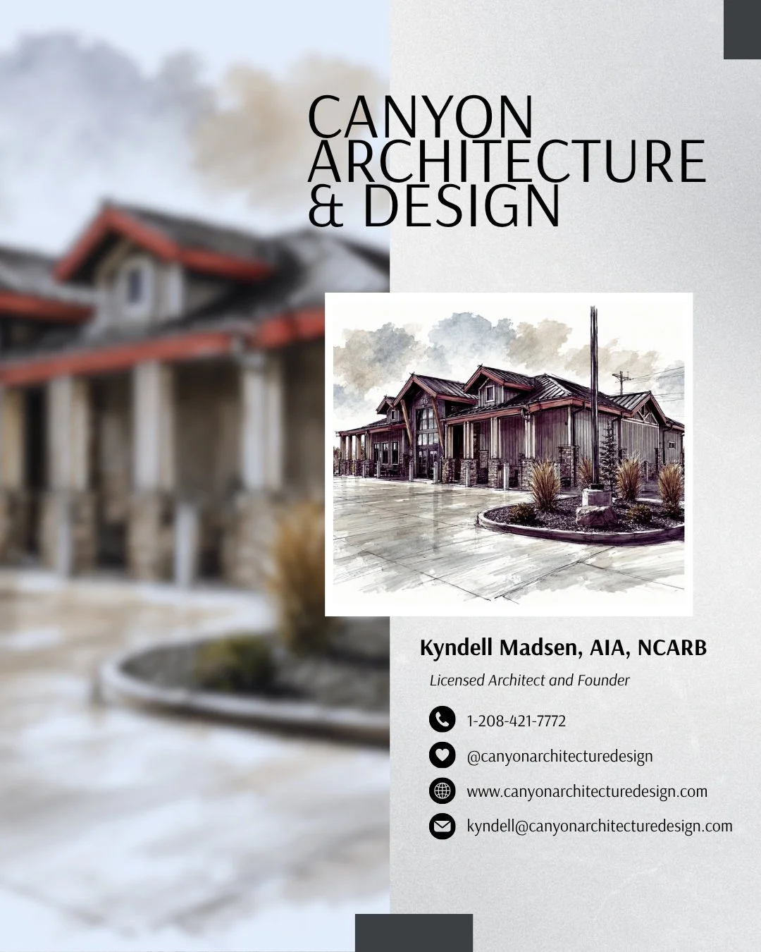 Building spaces with purpose, creativity, and care.
I&rsquo;m excited to introduce my architecture practice&mdash;where thoughtful design meets real‑world function, and every project is shaped with intention.
Here&rsquo;s to new collaborations, new i