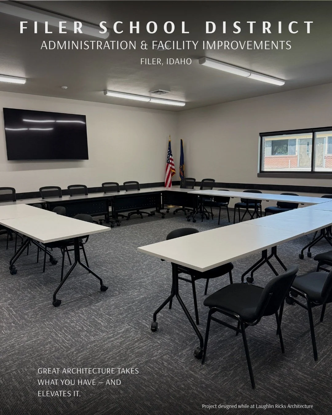 Filer School District | Administration &amp; Facility Improvements

Sometimes the best solution isn't starting over &mdash; it's seeing the potential in what's already there.
For Filer School District, an existing storage building was transformed int