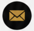Envelope icon on a black circular background