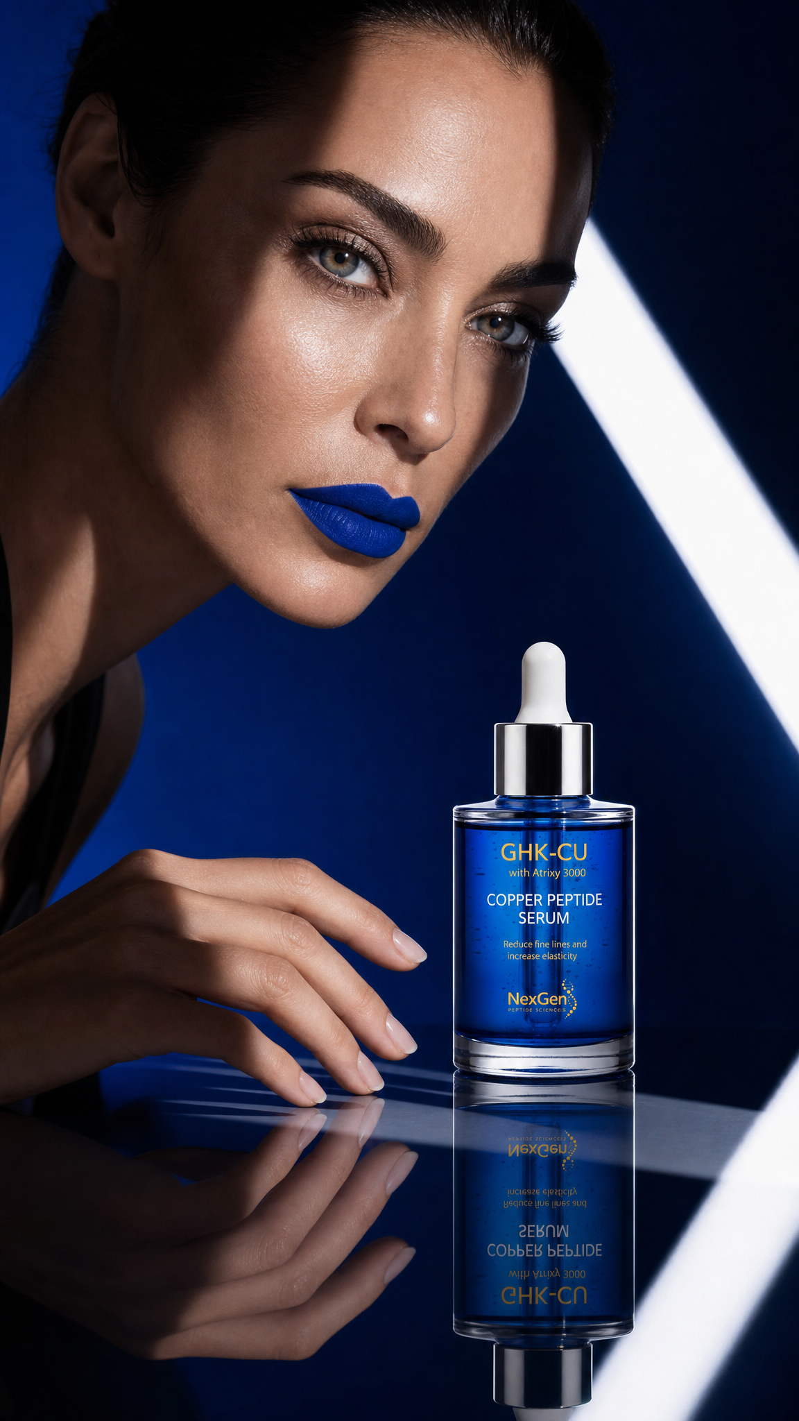NexGen Dermaceuticals GHK-Cu 2% Copper Peptide Serum with Advanced Neuro-Peptide Technology™ for advanced peptide skincare.