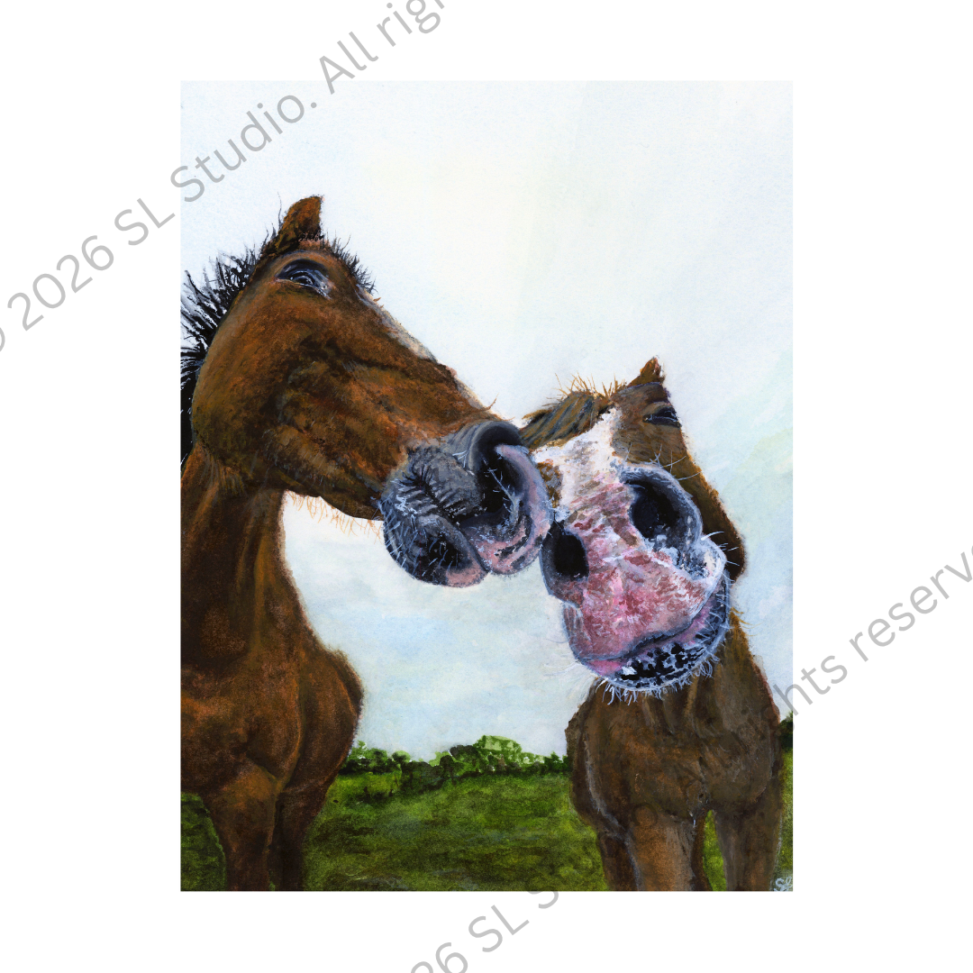 "Of The Same Stock." Watercolor, 2026.