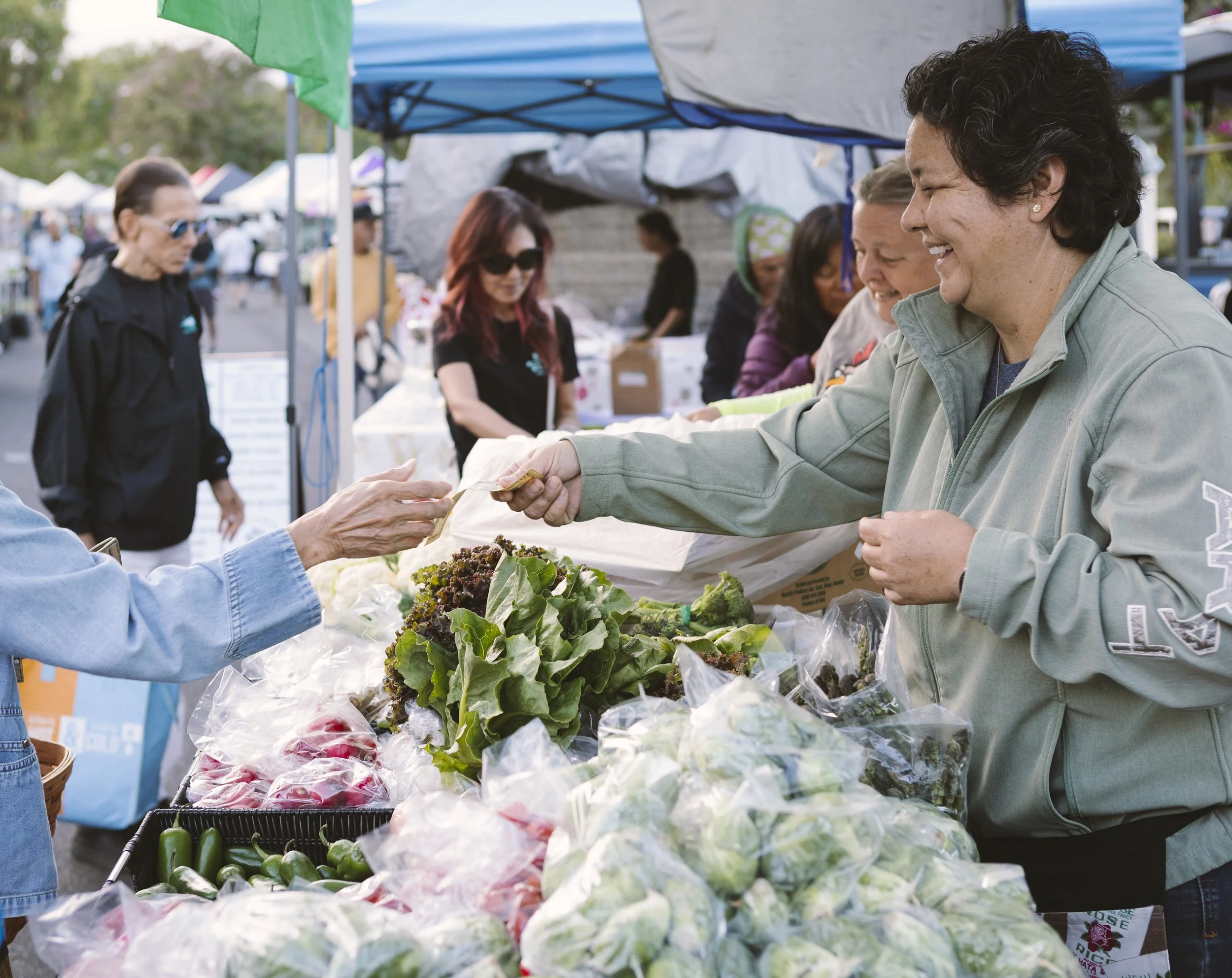 Produce at the Upcountry Farmers Market, Maui