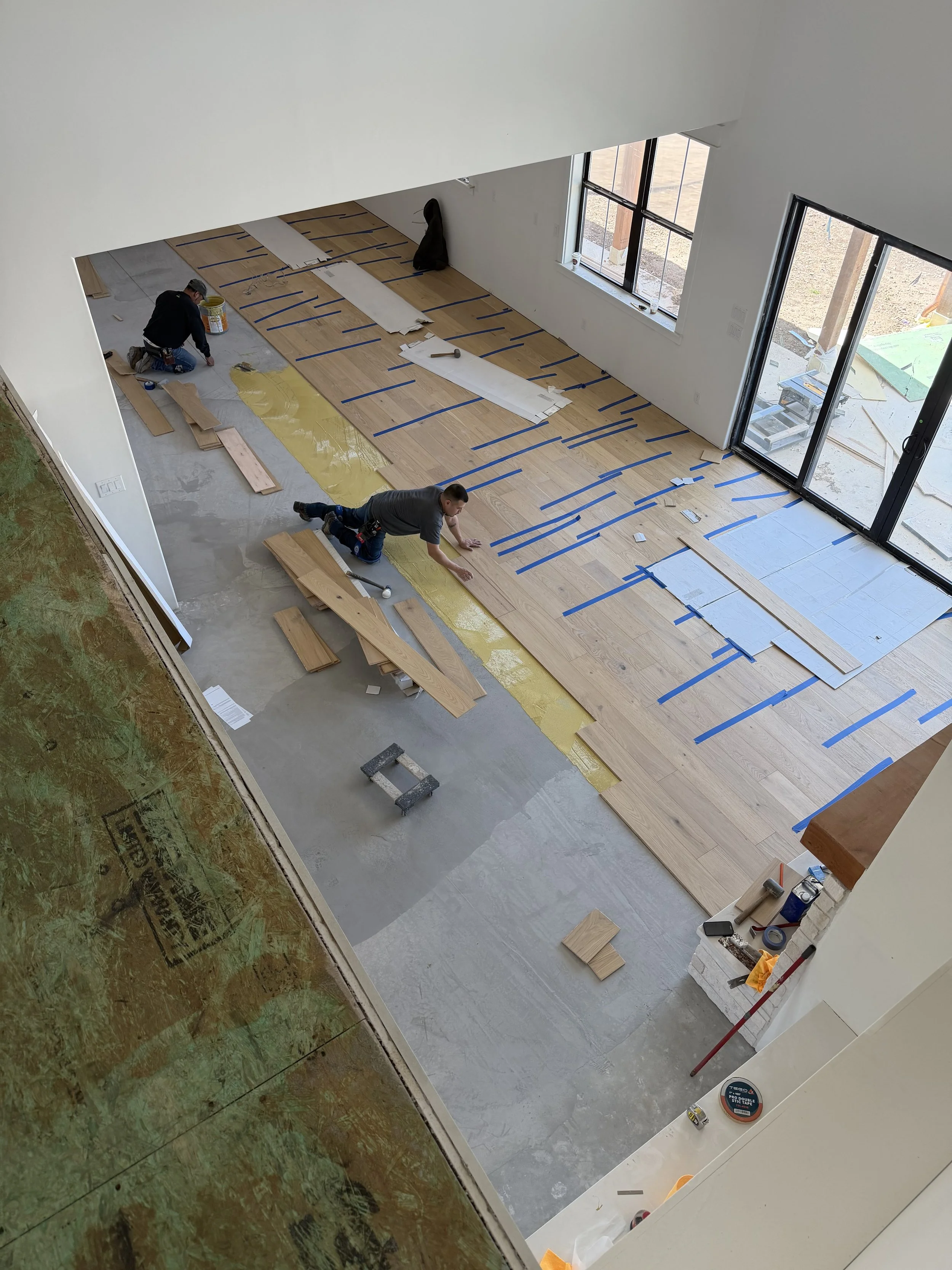 3600 SQFT wood install