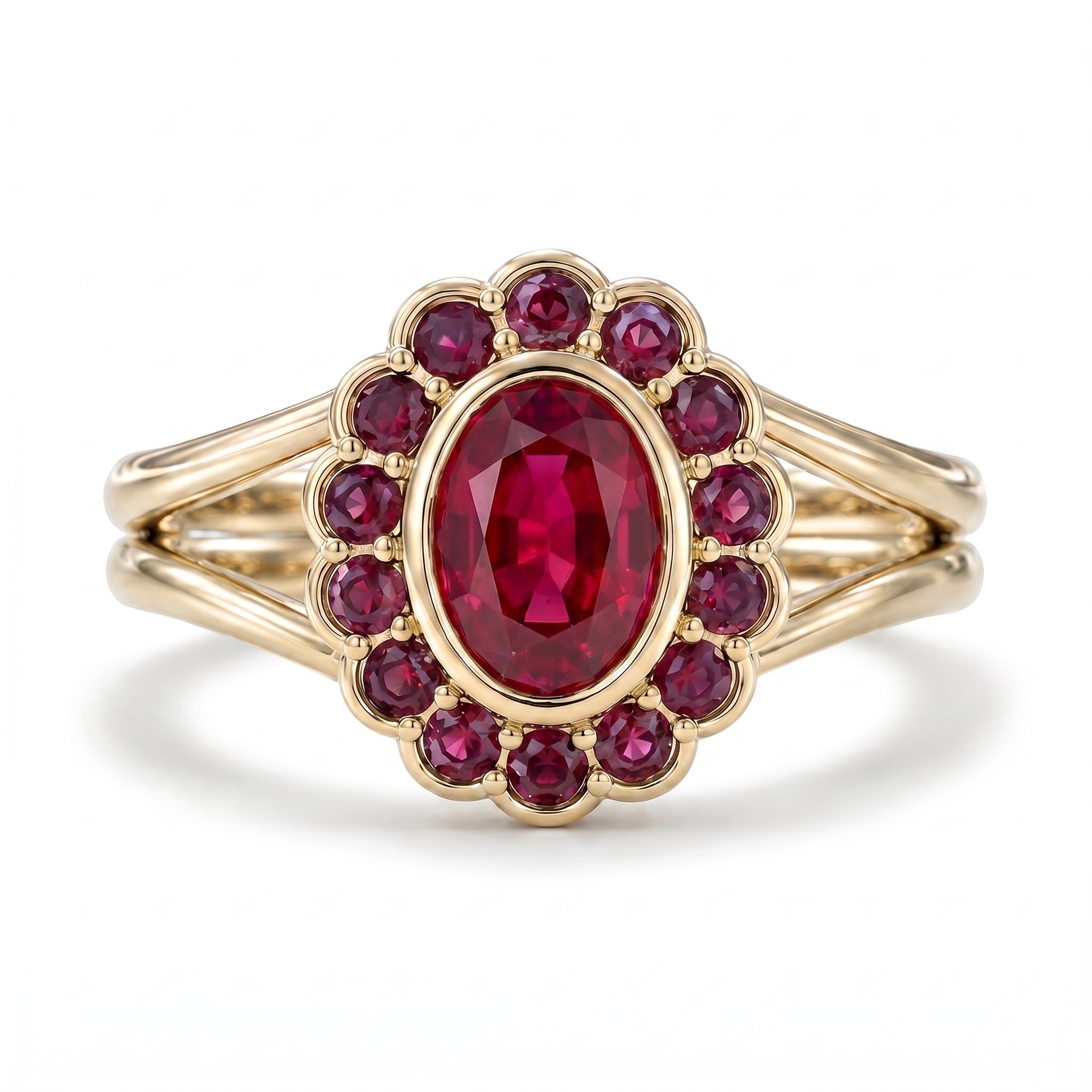 The Signature Edition: Asha Signet Ring in Cola Red
