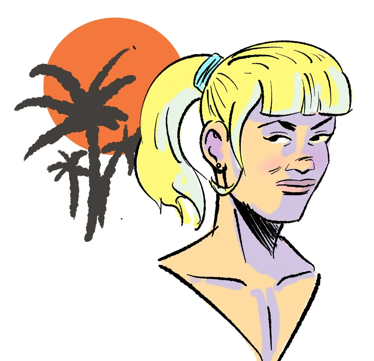 Warm-up drawing I did yesterday!