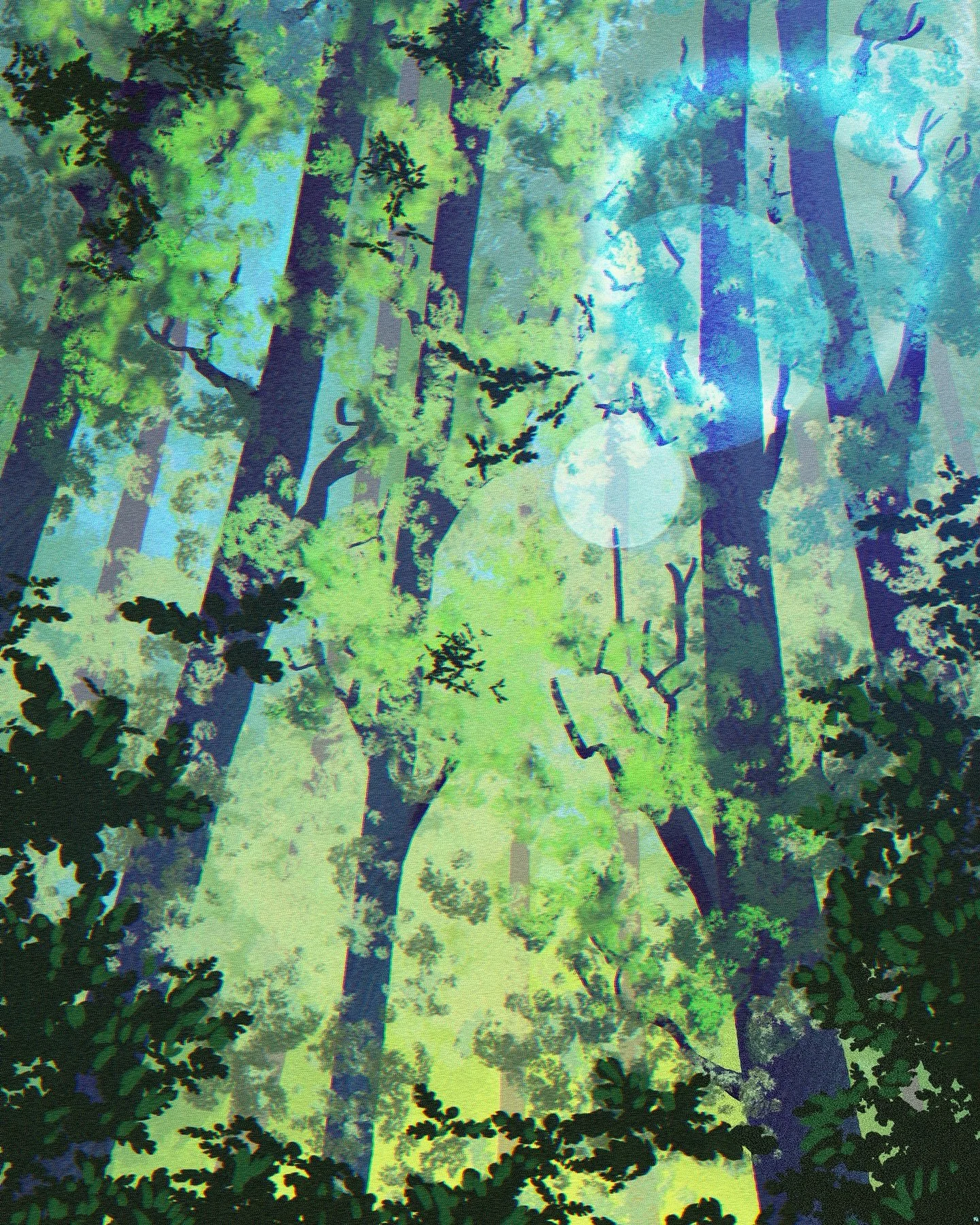 Quick background study I did this morning!! #backgroundsart #procreate #digitalart