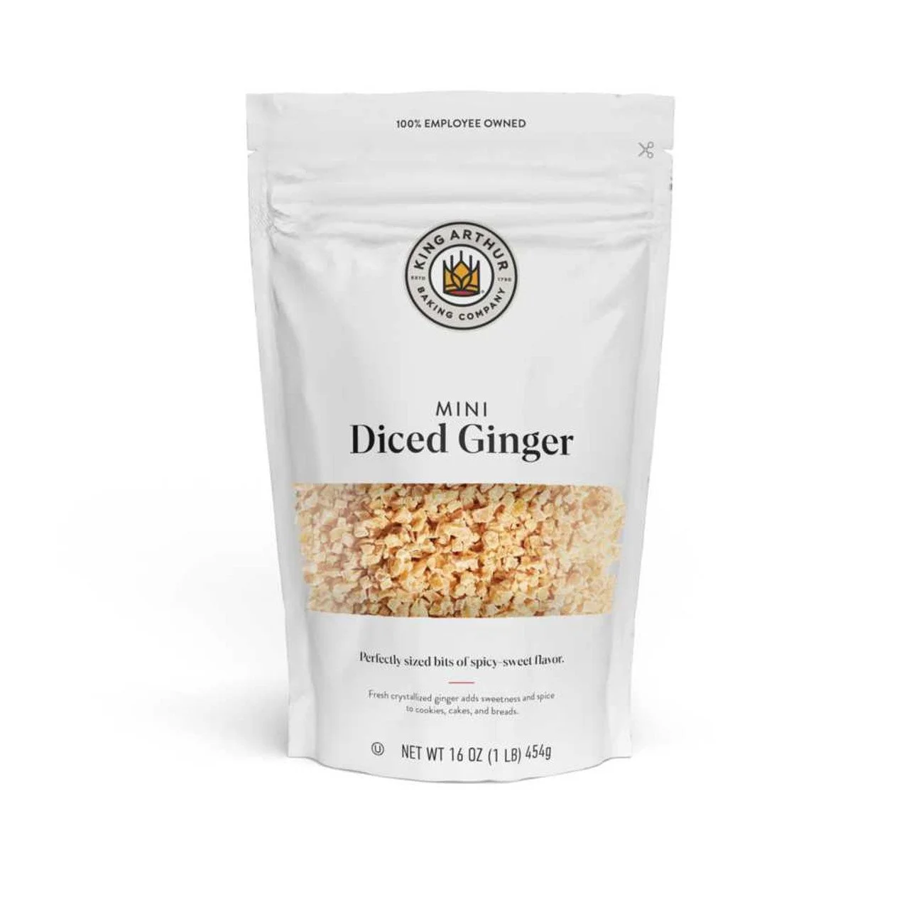 DICED GINGER - spicy-sweet and a great texture in almost anything