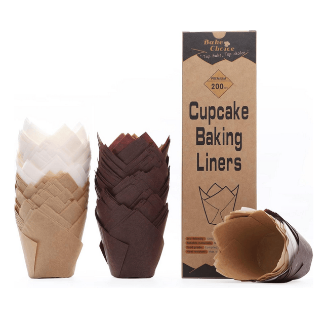 TULIP BAKING LINERS - for that gourmet bakery flair