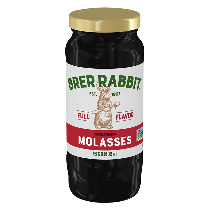 BRER RABBIT MOLASSES - a darker + richer variety for extra depth of flavor